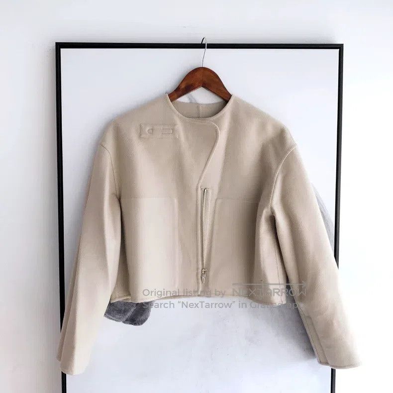 Hermes Hermes Beige Short Cashmere Top Size XXS / US 00 / IT 34 - 3 Thumbnail