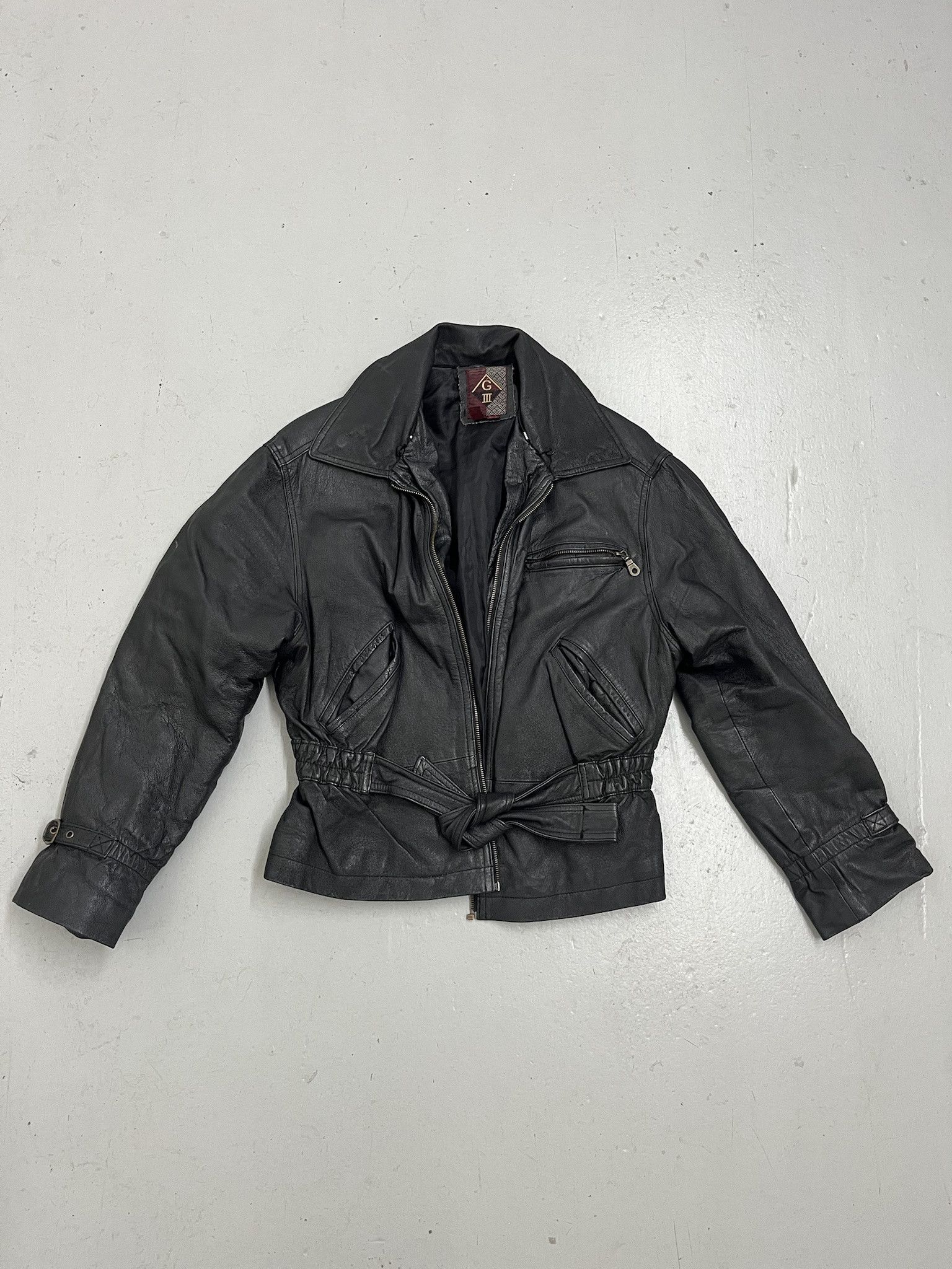 Leather × Vintage Vintage 90s G3 Leather Coat Size US S / EU 44-46 / 1 - 1 Thumbnail