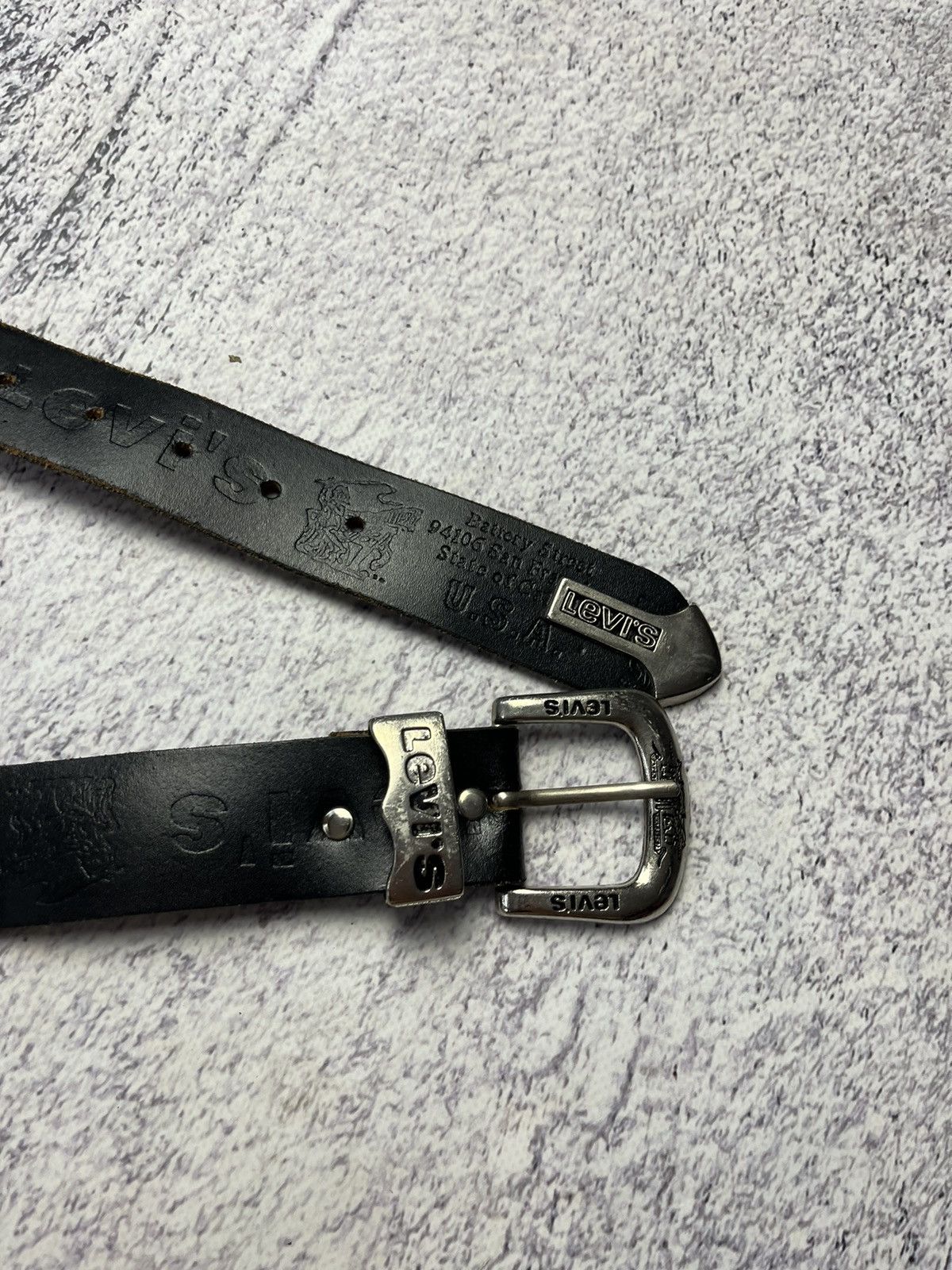 Levi's Vintage Levi’s Belts Leather Japanese Brand Y2K streetwear Size ONE SIZE - 5 Thumbnail