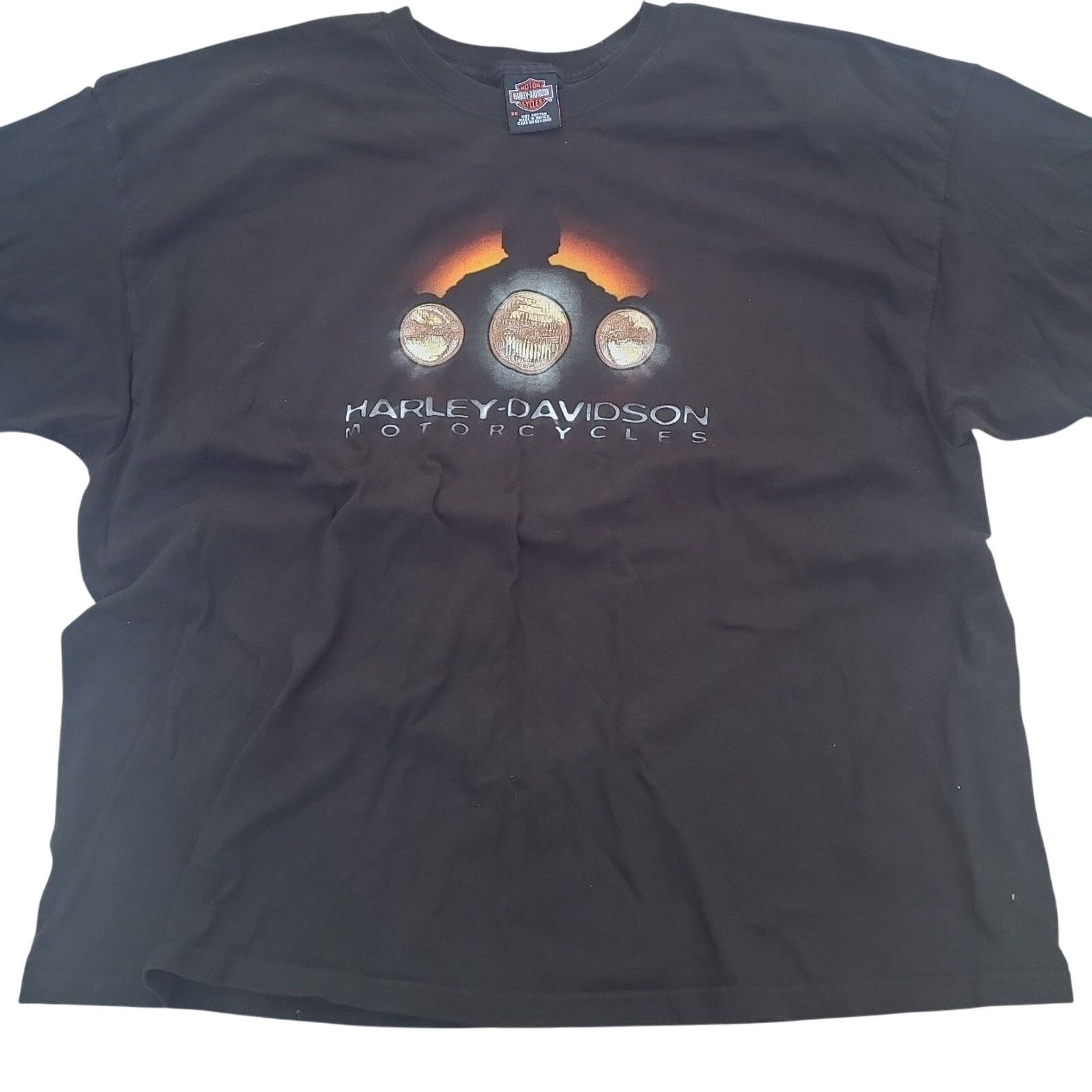 Harley Davidson × Vintage Vintage Harley Davidson Glacial Lakes Watertown SD Shirt Size US XXL / EU 58 / 5 - 1 Thumbnail