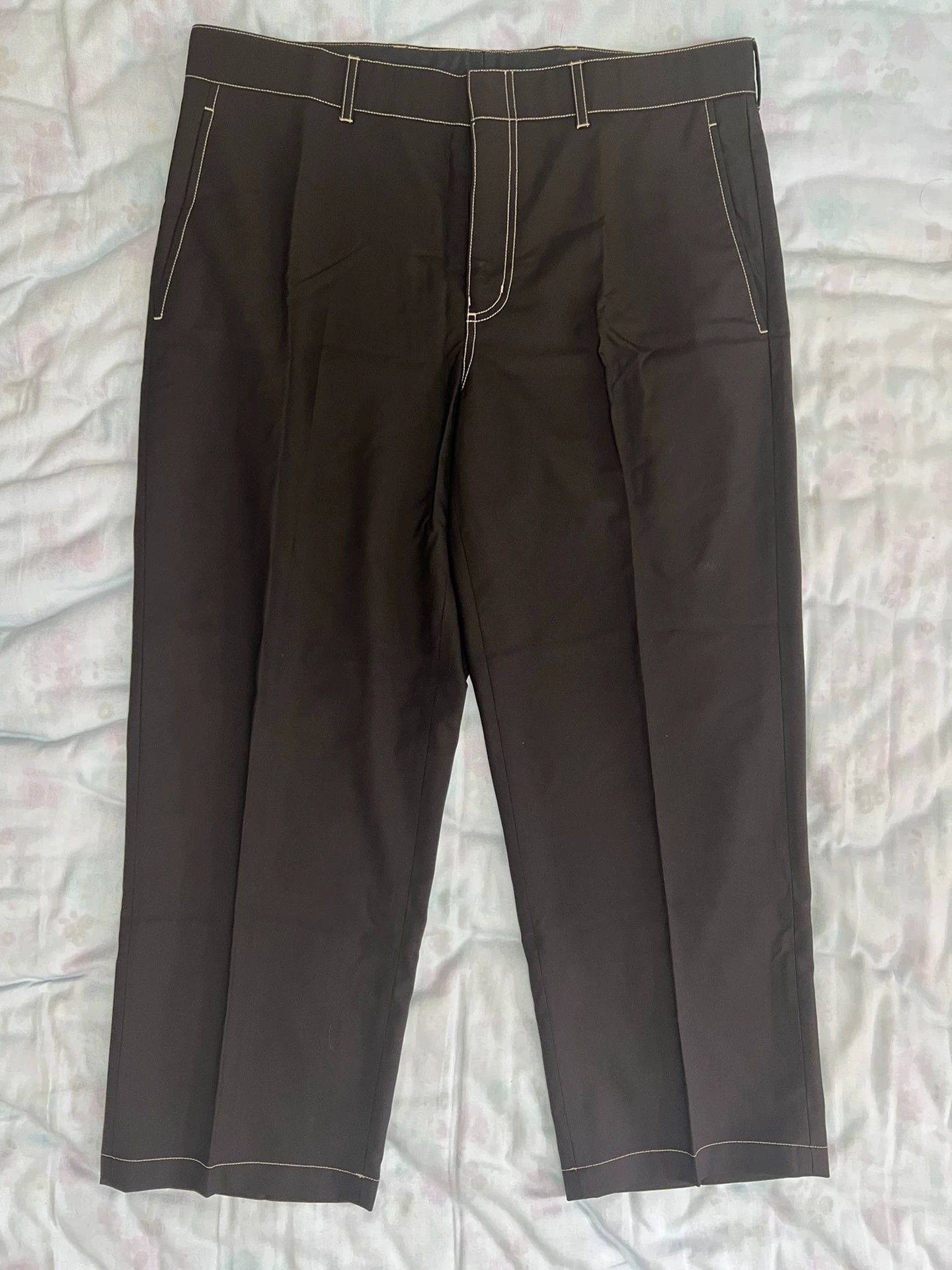 Dior Dior Runway Wool Trousers Black 52 Men's Size US 36 / EU 52 - 2 Thumbnail