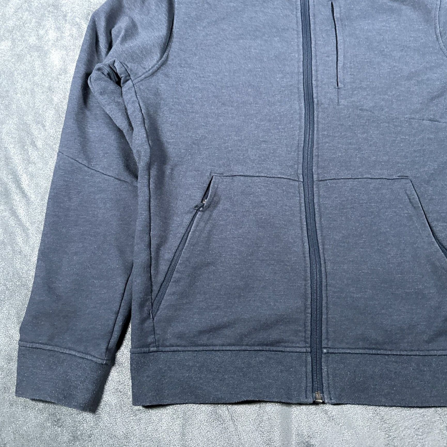 Lululemon Lululemon City Sweat Hoodie Mens Large Blue Gray Full Zip Sweatshirt Size US L / EU 52-54 / 3 - 5 Thumbnail
