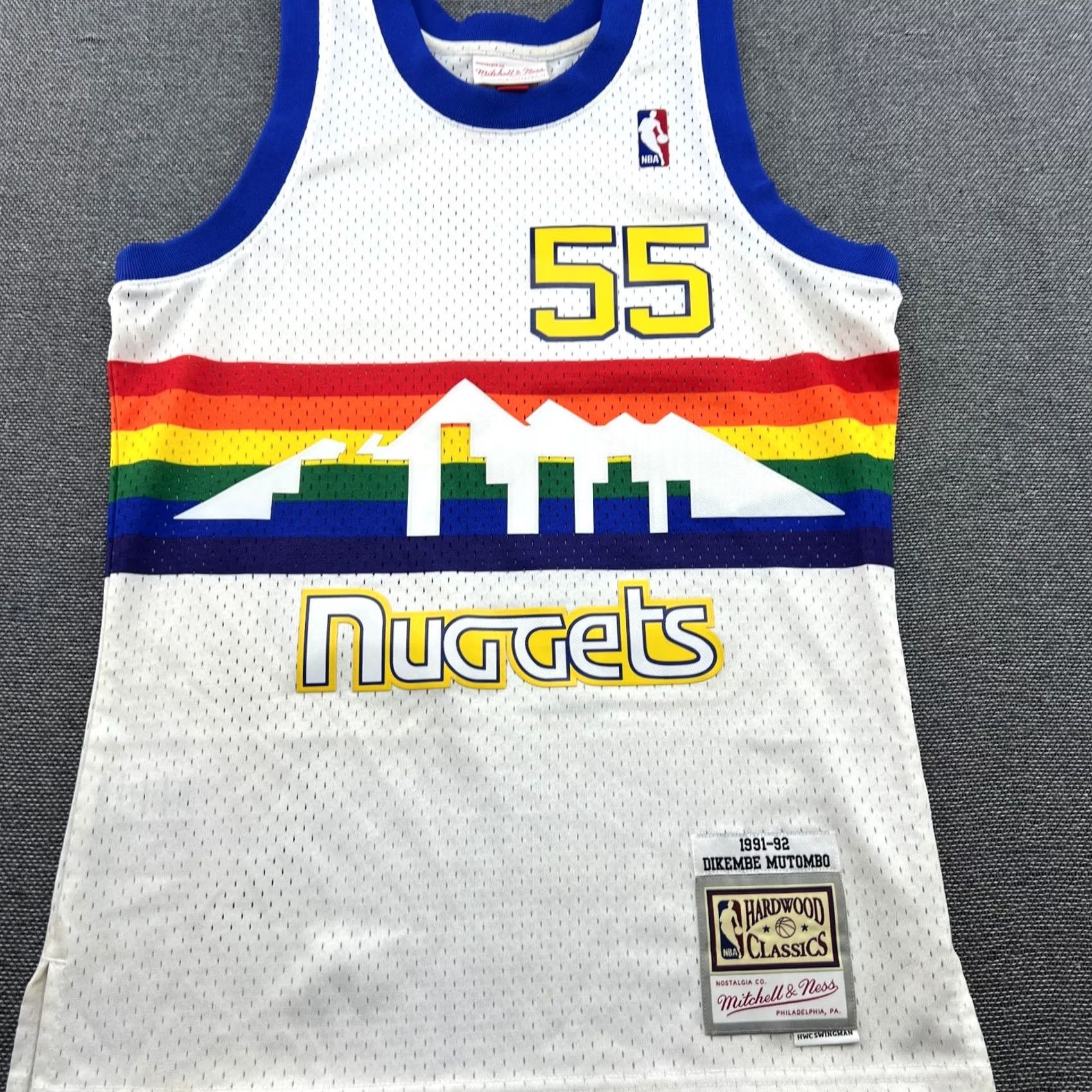 Mitchell & Ness Mitchell & Ness Denver Nuggets Jersey Mens Sz S 1991-92 Dikembe Mutombo Swingman Basketball Size US S / EU 44-46 / 1 - 3 Thumbnail