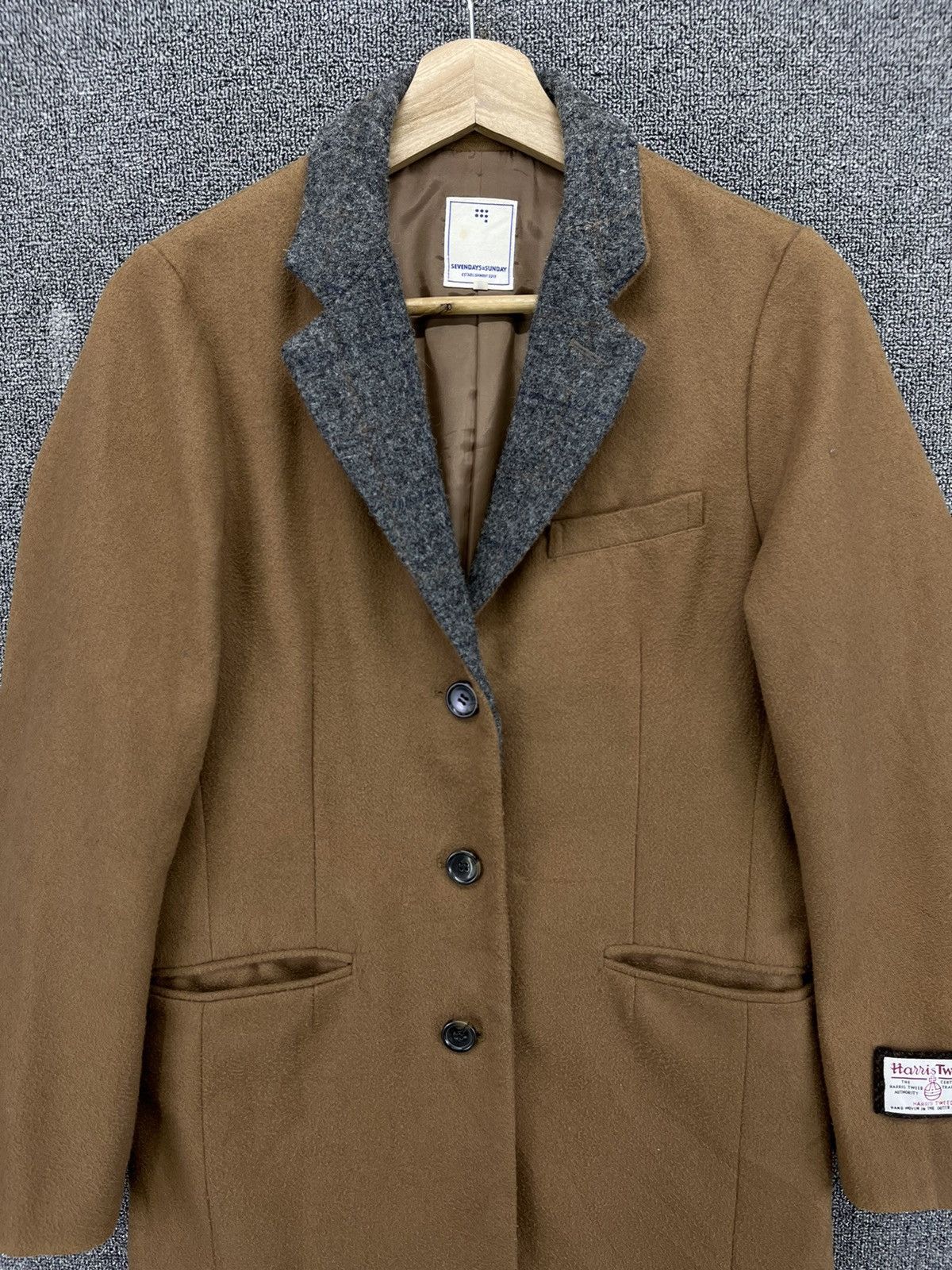 Harris Tweed Vintage Harris Tweed Sevendays Rare Wool Jacket Size M / US 6-8 / IT 42-44 - 3 Thumbnail