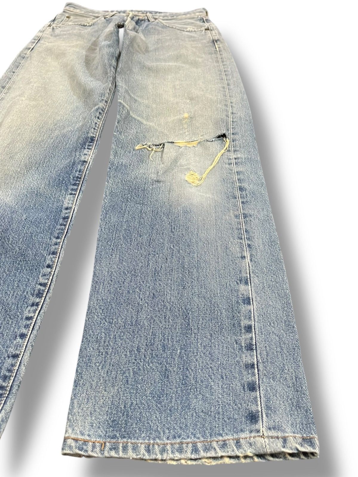 Edwin × Vintage Vintage Edwin 505X Selvedge Faded Denim Size US 29 - 4 Thumbnail