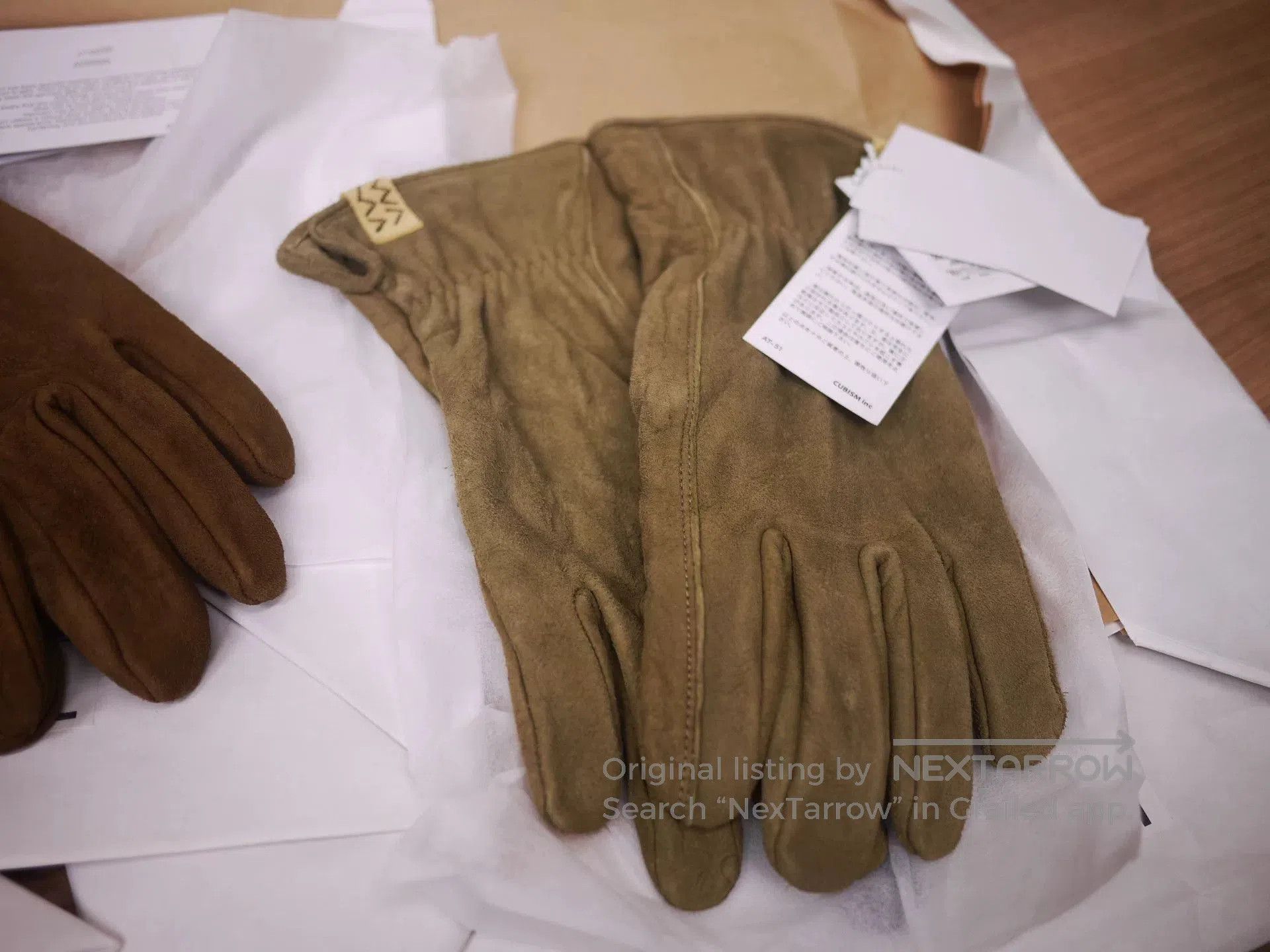 Visvim VISVIM 24AW Suede Gloves (FR VEG L). Size ONE SIZE - 4 Thumbnail