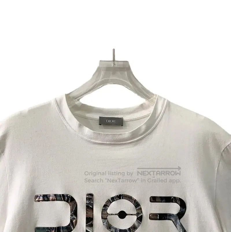 Dior Dior White Cotton Men's T-Shirt . Size US S / EU 44-46 / 1 - 3 Thumbnail