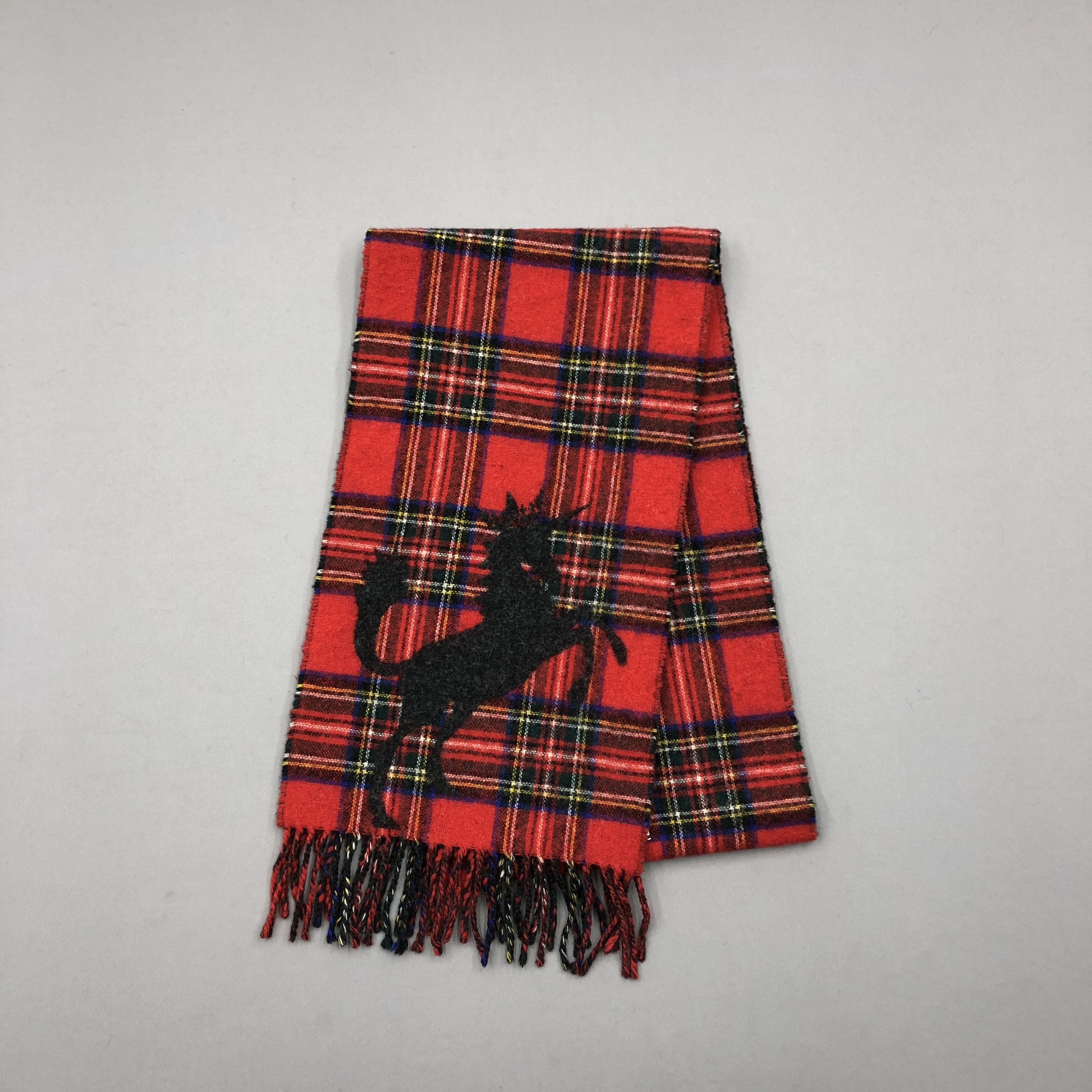 Vintage Vintage Glen Prince Scarf Reversible Horse Plaid Scarves Size ONE SIZE - 3 Thumbnail