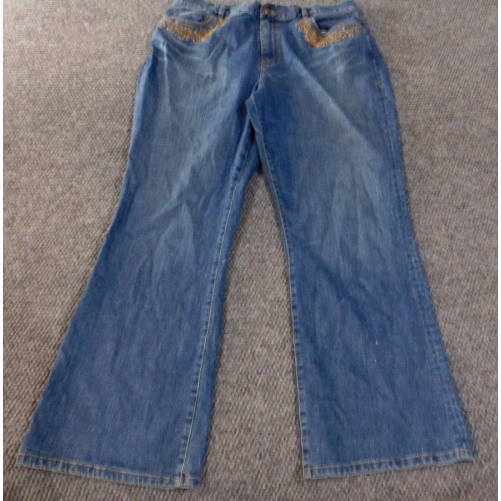 Ralph Lauren Lauren Jeans Co. Jeans 14 Blue Straight Womens Denim Size 24" / US 00 / IT 34 - 2 Thumbnail
