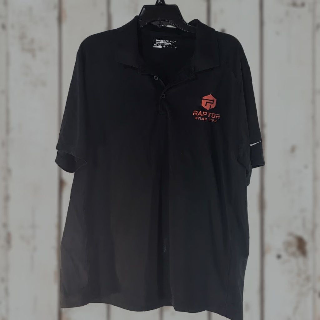 Nike NIKE Golf Tour Performance Dri-Fit Polo Shirt Mens XL Black Short Sleeve Size US XL / EU 56 / 4 - 1 Thumbnail