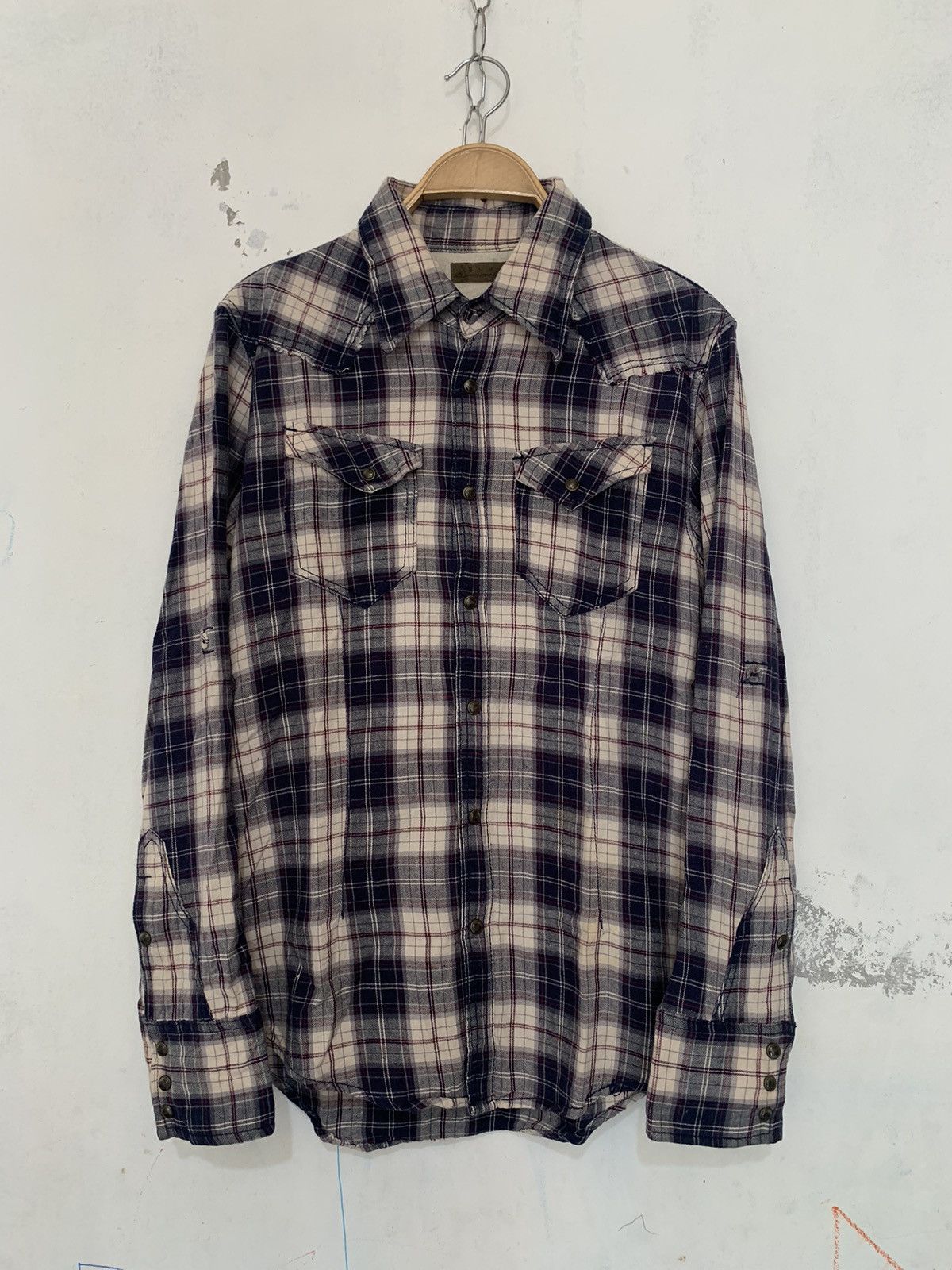 14th Addiction × If Six Was Nine × Japanese Brand Goa check flannel western shirt Size US M / EU 48-50 / 2 - 1 Thumbnail