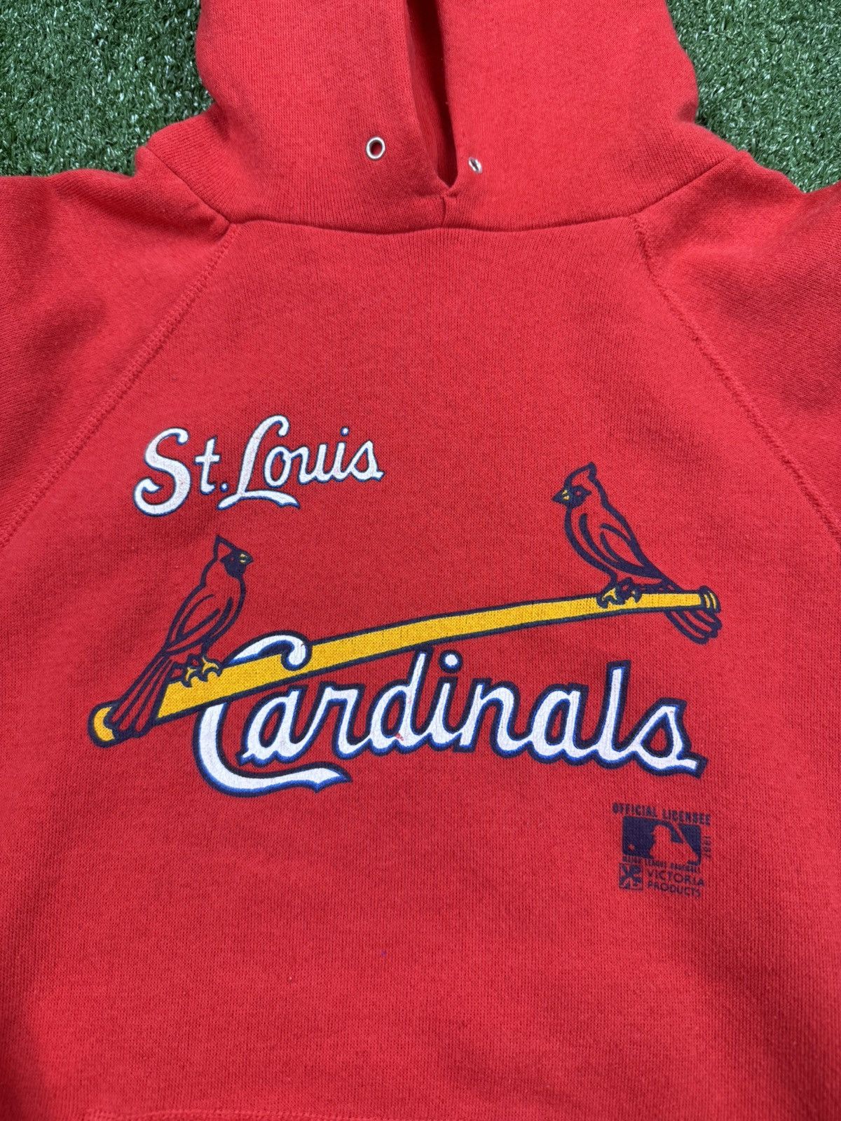 Vintage 1980s St. Louis Cardinals hoodie vintage boxy medium/large Size US M / EU 48-50 / 2 - 2 Thumbnail