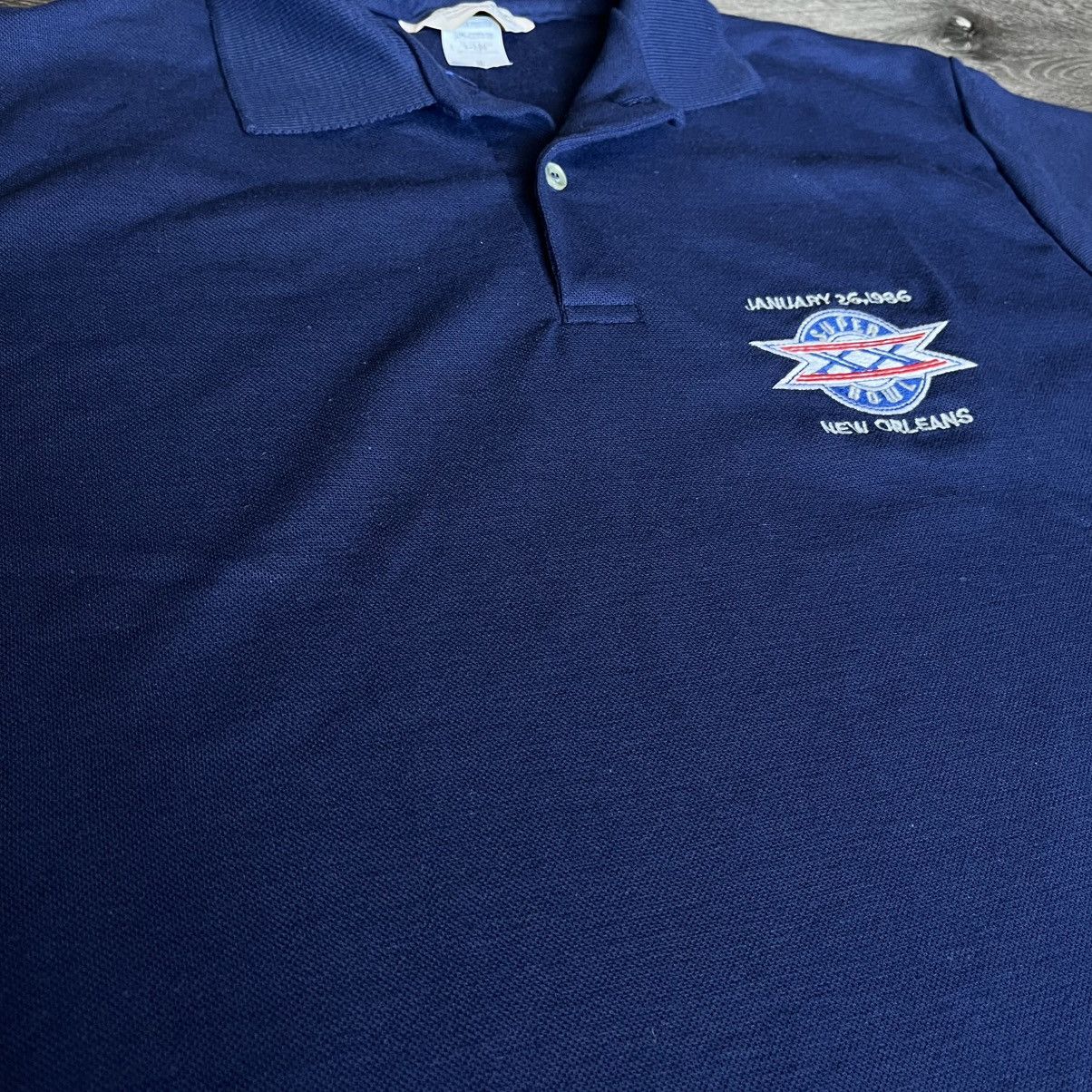 Logo 7 × NFL × Vintage Vintage 1986 NFL Super Bowl XX 20 Bears Patriots Polo Shirt Size US M / EU 48-50 / 2 - 8 Thumbnail
