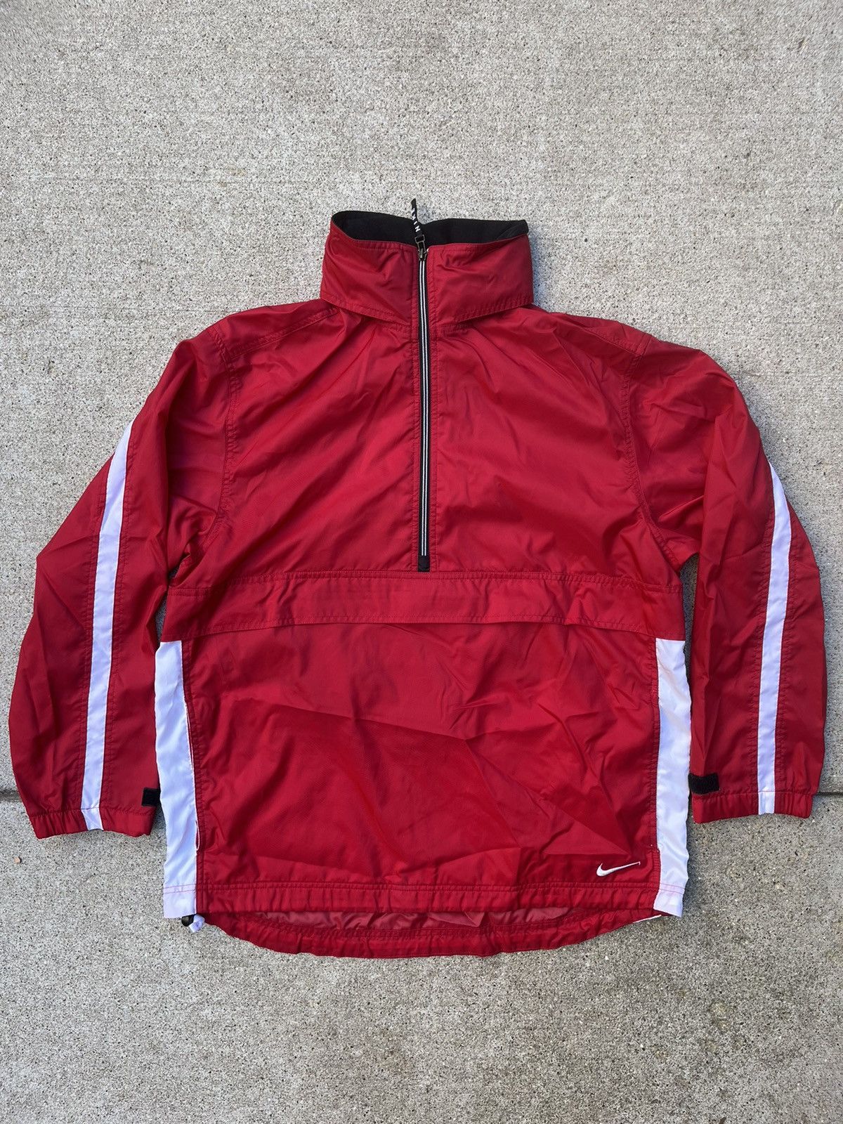 Nike × Vintage Vintage 90s Nike Light Jacket with Packable Hood Size US M / EU 48-50 / 2 - 4 Thumbnail