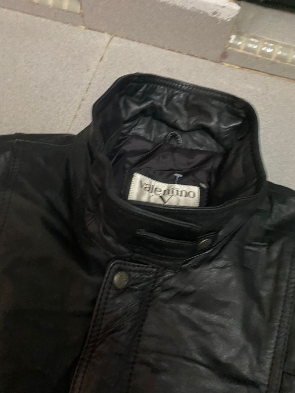 Vintage Vintage Valentino Uomo leather jacket Size US M / EU 48-50 / 2 - 3 Thumbnail