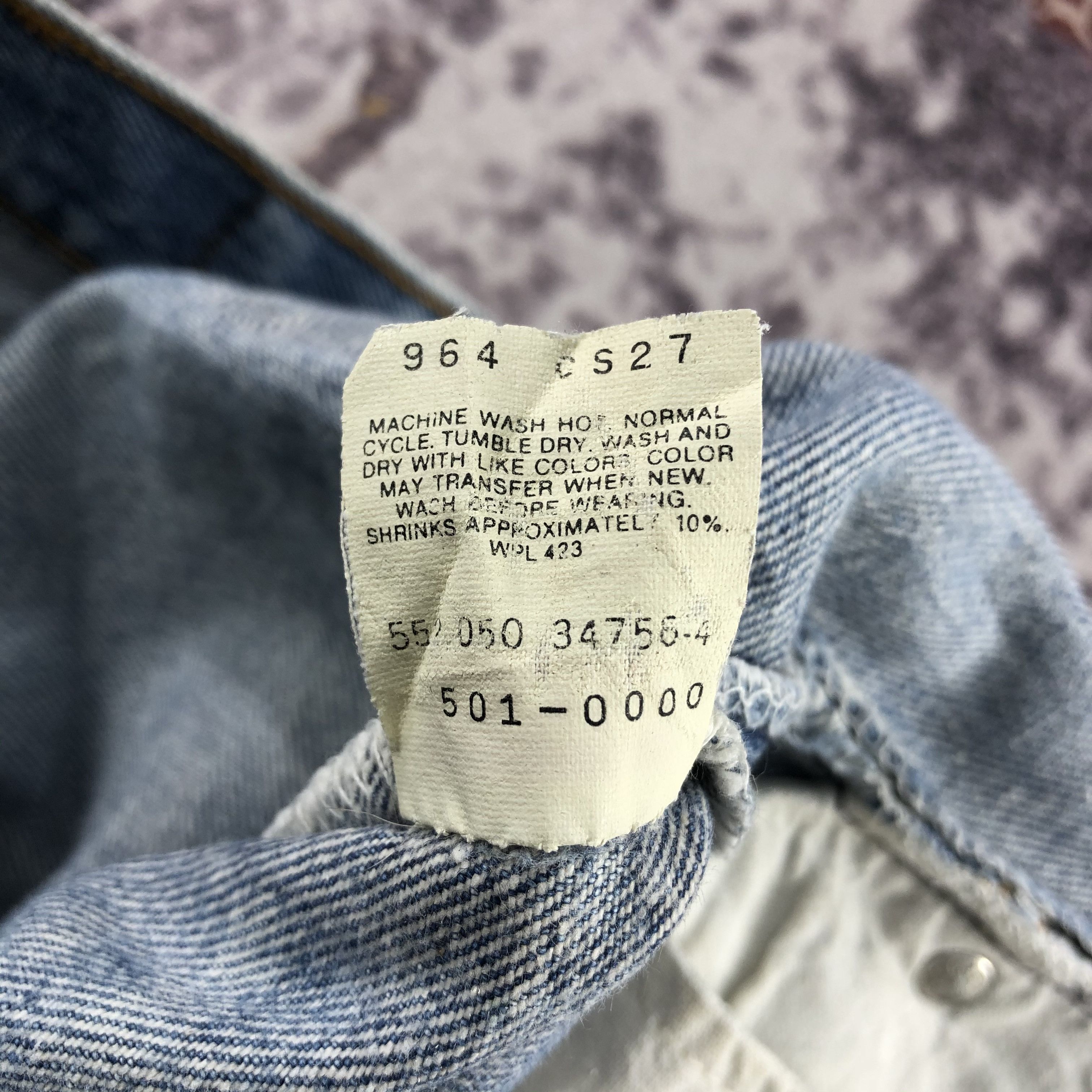 Levi's × Vintage Vintage 90s Ripped Levis 501 Jeans-JM2709 Size US 29 - 11 Thumbnail