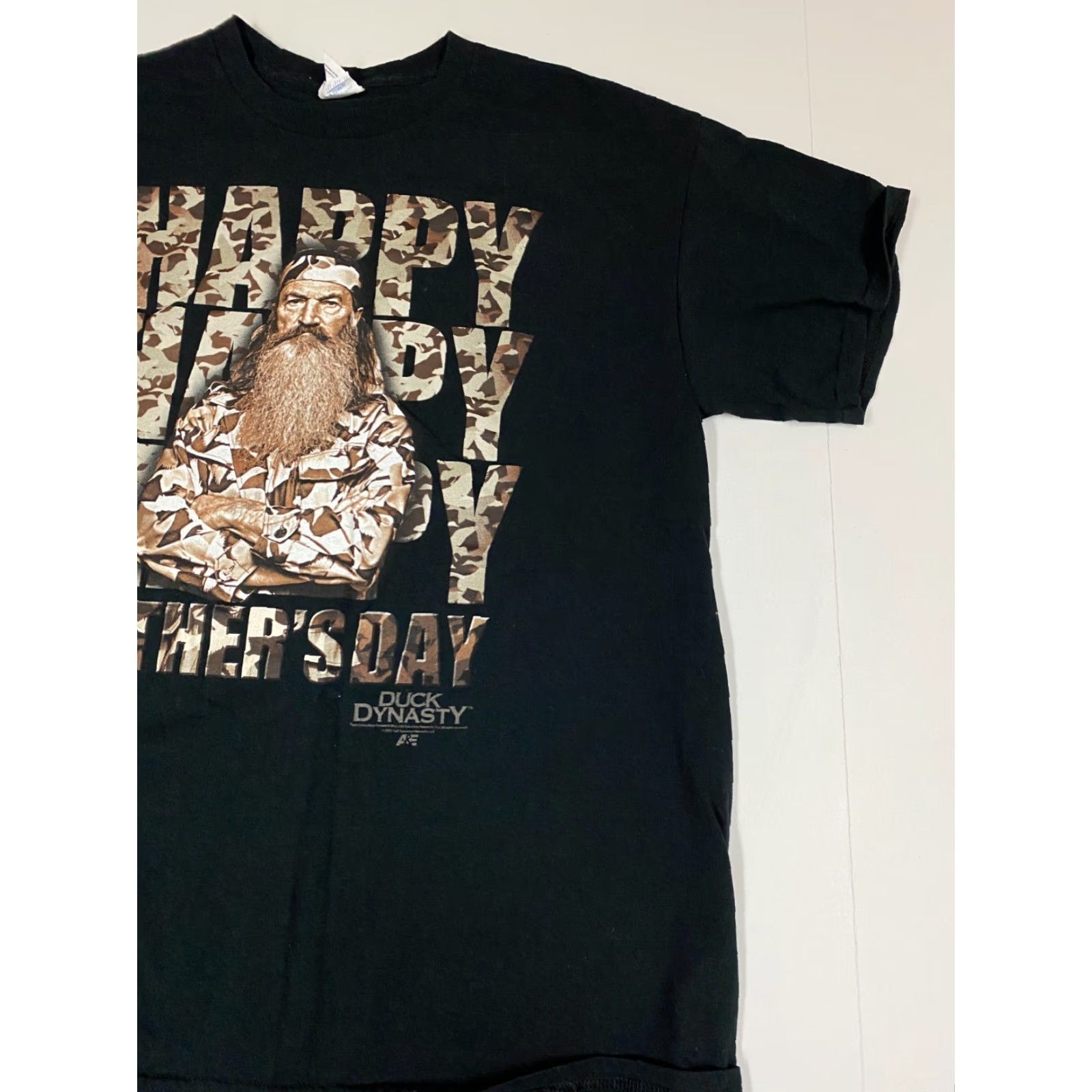 Gildan Duck Dynasty Gildan Shirt Mens T-Shirt Black L Crew Neck Short Sleeve Cotton Spandex Logo Classic - Mens Size US L / EU 52-54 / 3 - 2 Thumbnail