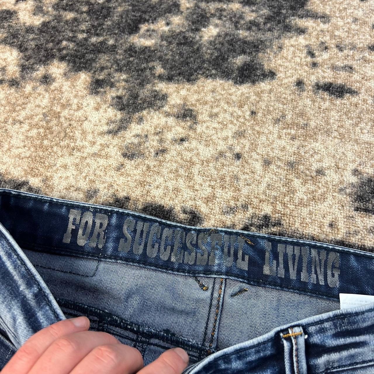 Diesel Diesel Luxury Mini Logo Distressed Style Denim Jeans Size US 32 / EU 48 - 10 Thumbnail