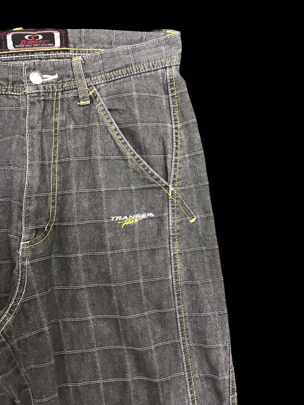 Japanese Brand 💥BAGGY💥VERY RARE TRANSER BAGGY MULTIPOCKETS PANT F354 Size US 29 - 4 Thumbnail