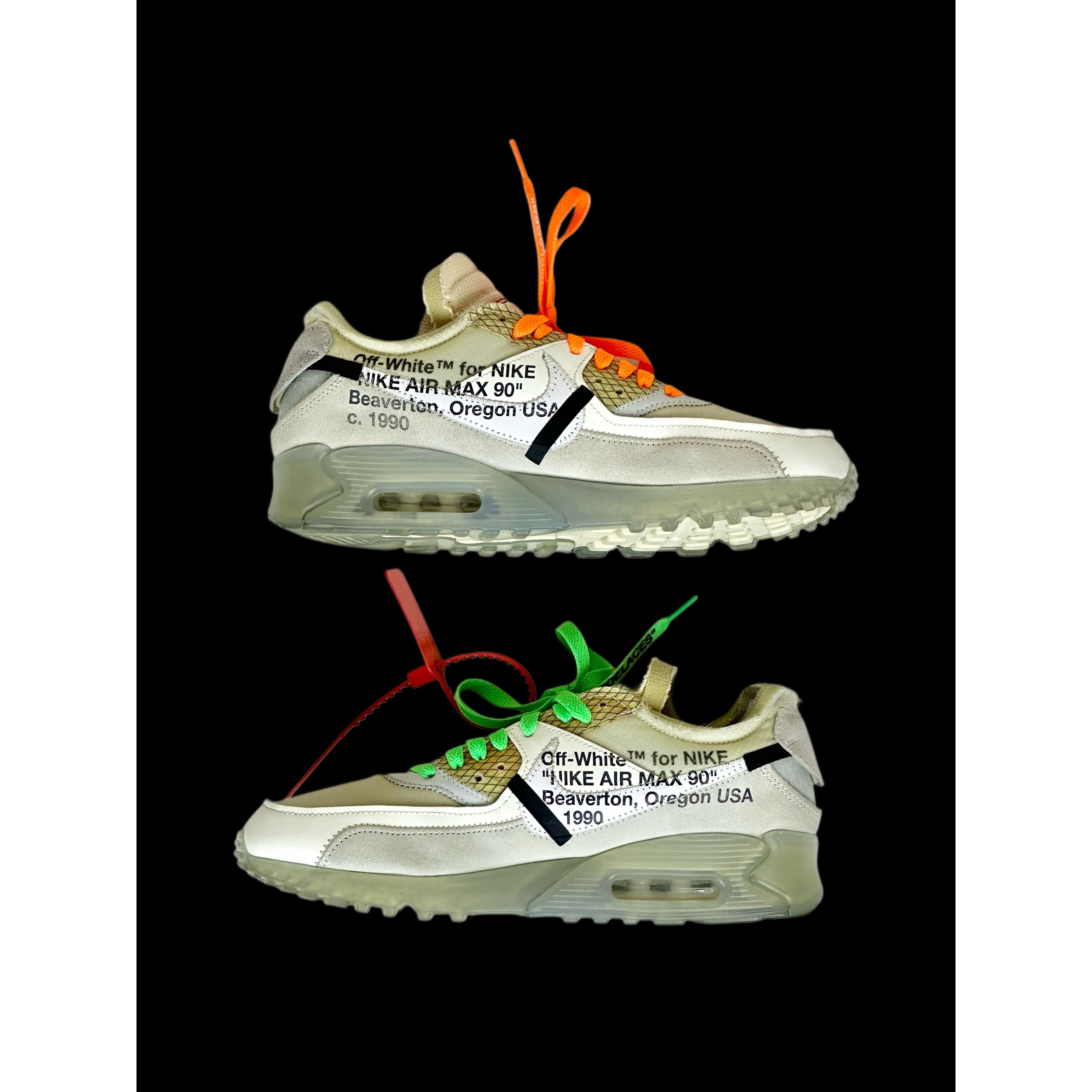 Nike × Off-White 2017 off-white nike air max 90 white og rare virgil abloh Size US 9 / EU 42 - 13 Thumbnail
