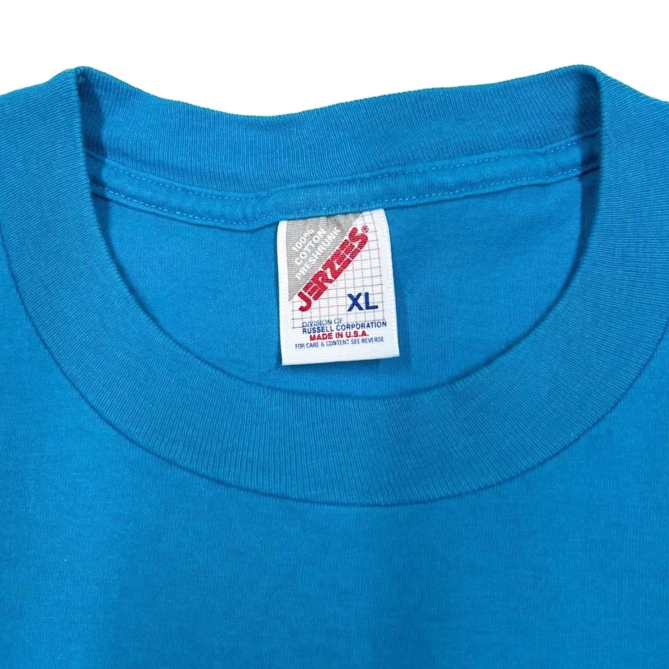 Jerzees VINTAGE Jerzees Myrtle Beach “S. Carolina” USA Souvenir Graphic T-Shirt XL Blue Shirt Mens XL Graphic Souvenir 90s XY78 Size US XL / EU 56 / 4 - 3 Thumbnail