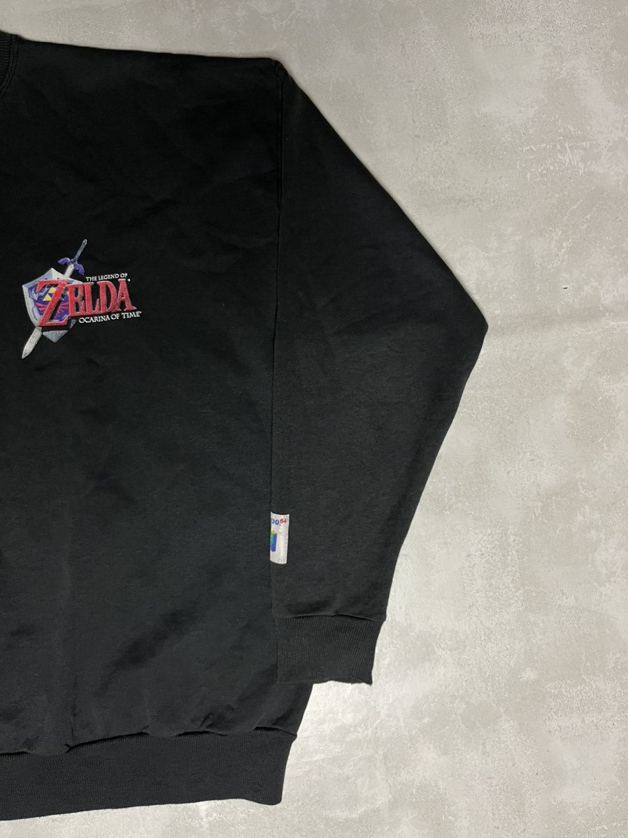 Nintendo × Vintage Vintage 90’s Zelda Ocarina Of Time Nintendo 64 Promo Sweater Size US L / EU 52-54 / 3 - 4 Thumbnail
