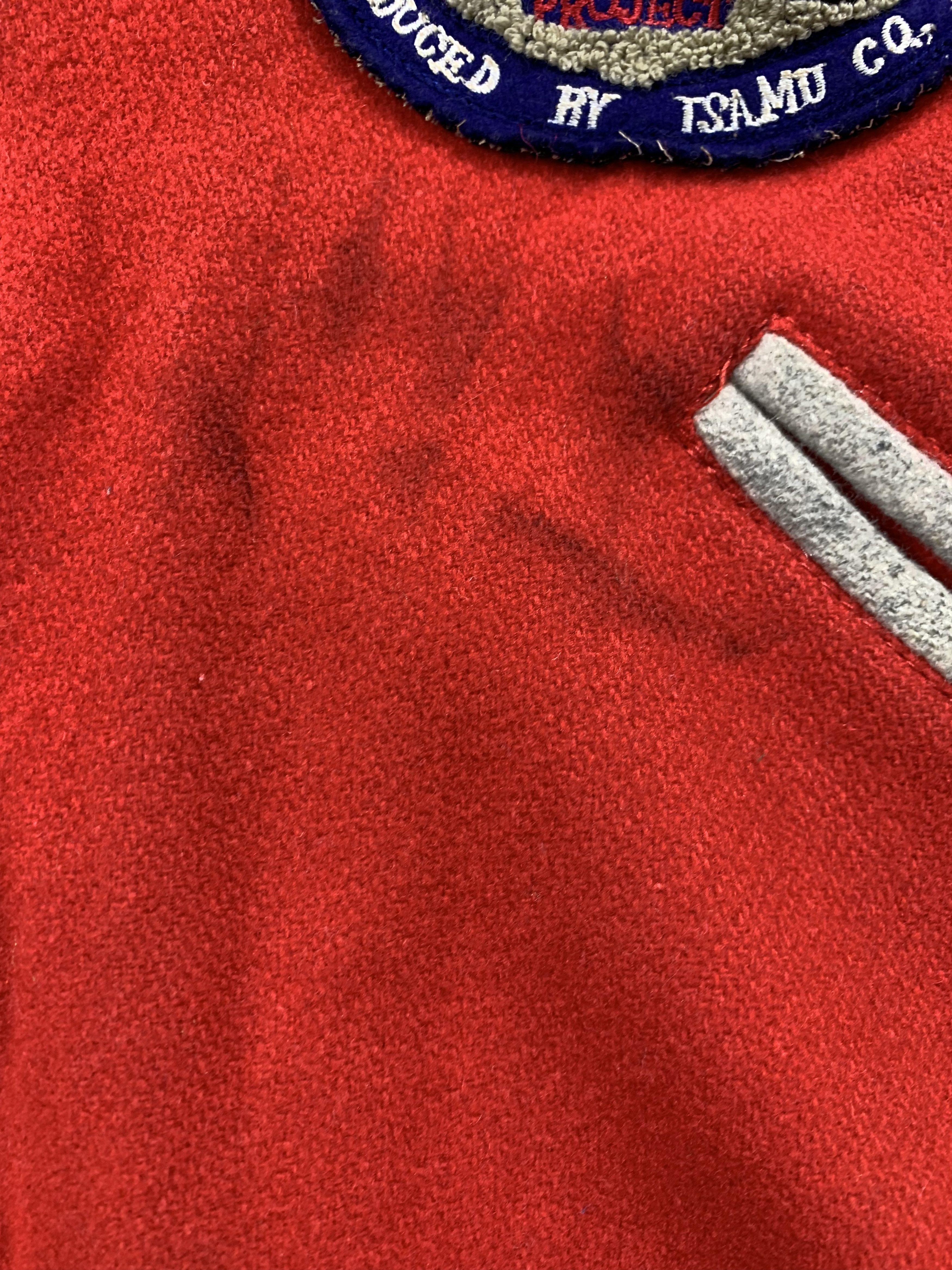 Japanese Brand Vintage Bests Racing ISAMU Button Up Wool Varsity Jacket Size US M / EU 48-50 / 2 - 15 Thumbnail