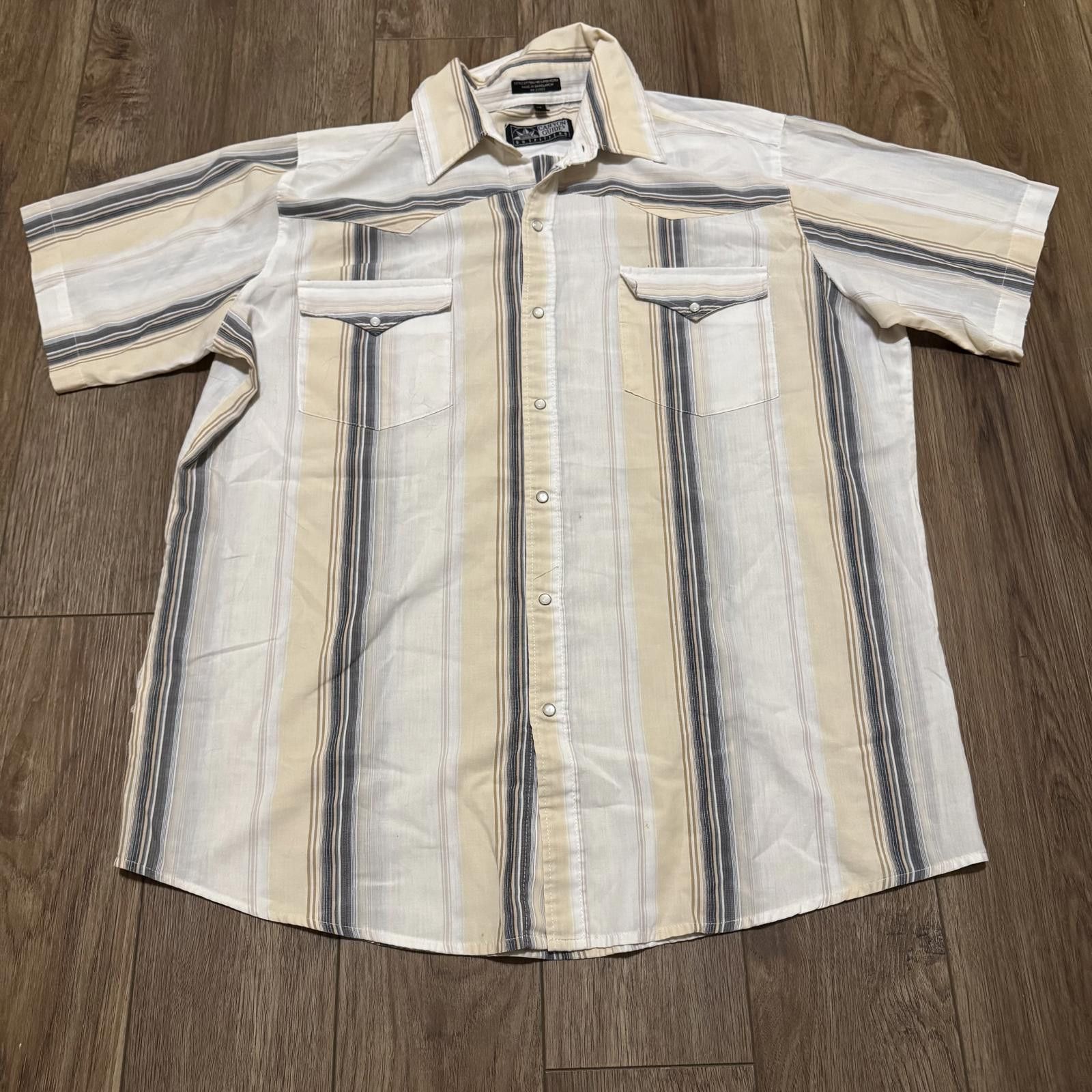 Other Vintage 90s Western Canyon Guide Outfitters Snap Shirt Size US XL / EU 56 / 4 - 1 Thumbnail