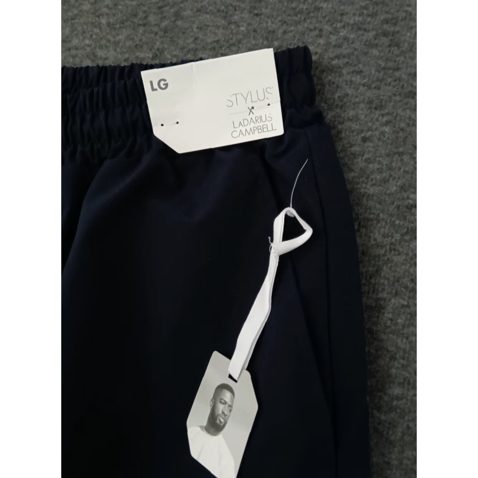 Vintage Stylus Ladarius Campbell Cargo Pants Men Navy L Cargo Pants Navy Men Adjustable Waist Stretch Casual Travel 90s Academia Classic Military Size US 33 - 6 Thumbnail