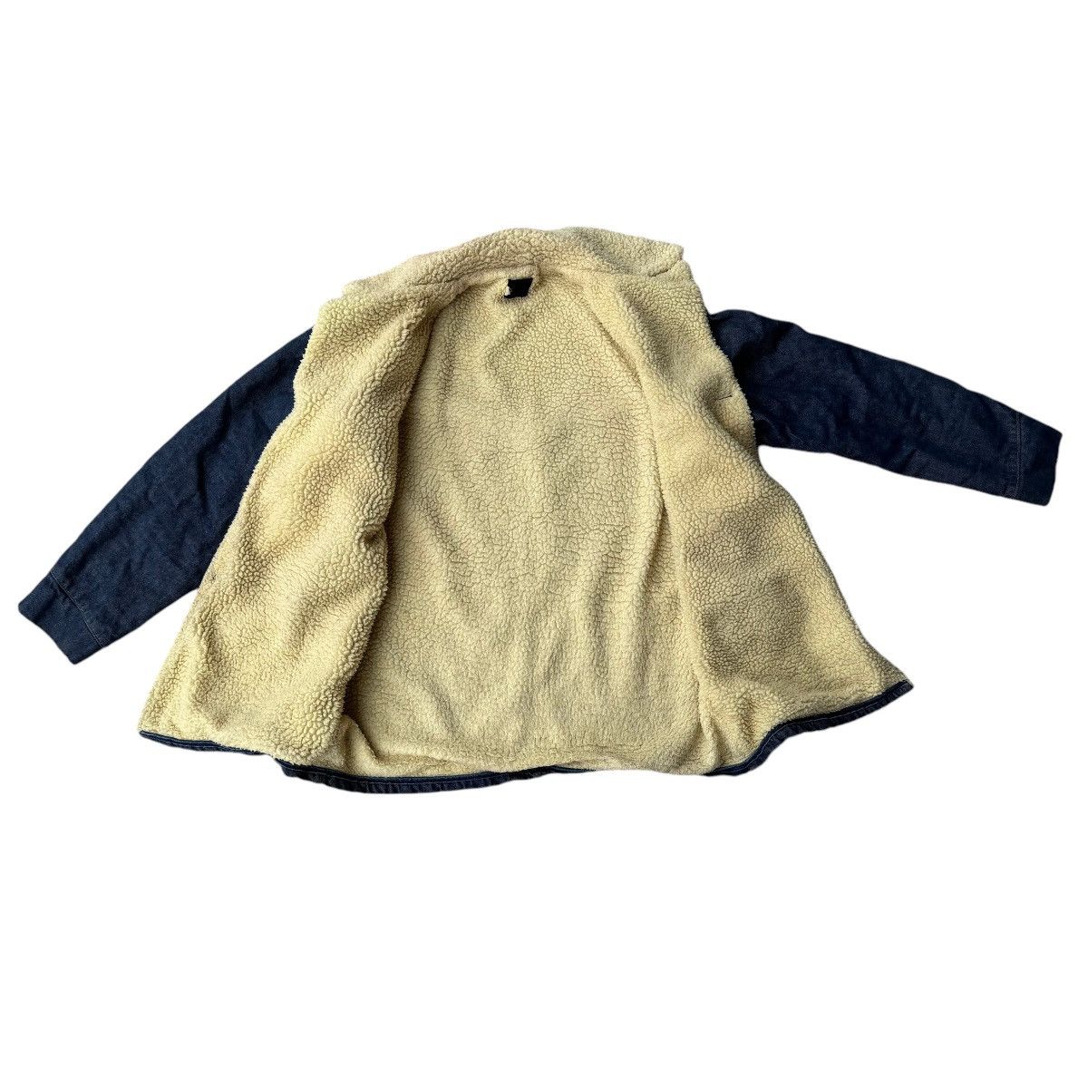 Carhartt × Sears × Vintage 60s Denim Ranch Jean Jacket TRUE VINTAGE Sherpa Lined Barn Size US XL / EU 56 / 4 - 2 Thumbnail