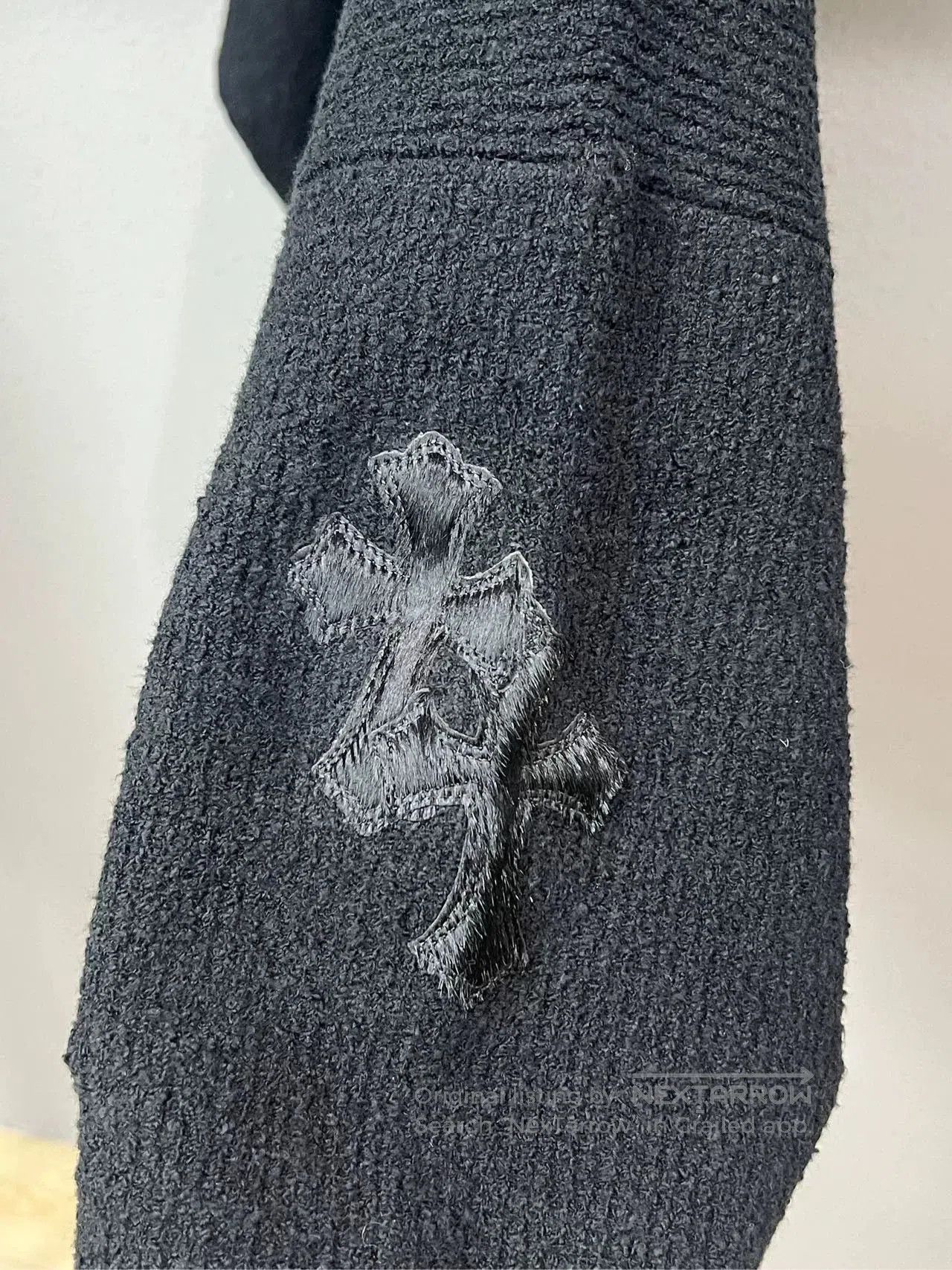 Chrome Hearts chrome hearts black knit sweater with cross. Size US XS / EU 42 / 0 - 3 Thumbnail