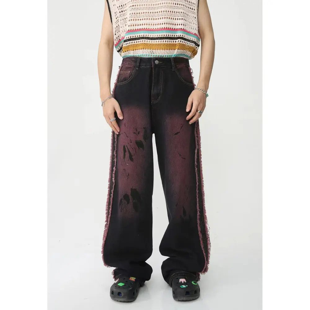Japanese Brand × Jean Hip Hop Street Harajuku Loose Jeans Size US 32 / EU 48 - 1 Thumbnail