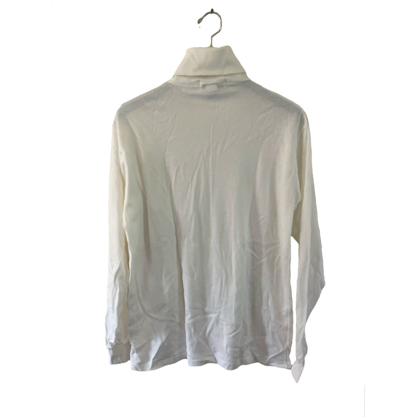 Russell Athletic VINTAGE Russell Athletic Turtleneck Shirt Mens L White 90s NIP Deadstock USA Made Cotton Long Sleeve Size US L / EU 52-54 / 3 - 6 Thumbnail