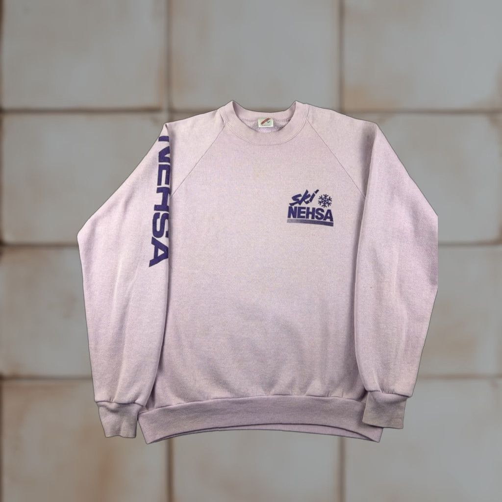 Vintage VINTAGE Sweatshirt Ski Skiing Crewneck Blue L Men Regular Cotton Fleece Logo Pullover Size L Size US L / EU 52-54 / 3 - 1 Thumbnail