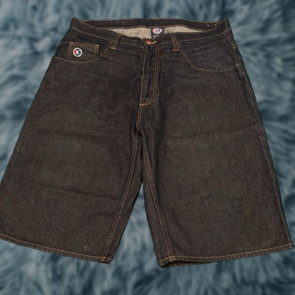 Vintage VINTAGE G Unit Baggy Hip Hop Skater Grunge Jeans Shorts Men 36 Jorts Blue Dark Pockets Y2K JNCO Size US 36 / EU 52 - 1 Thumbnail