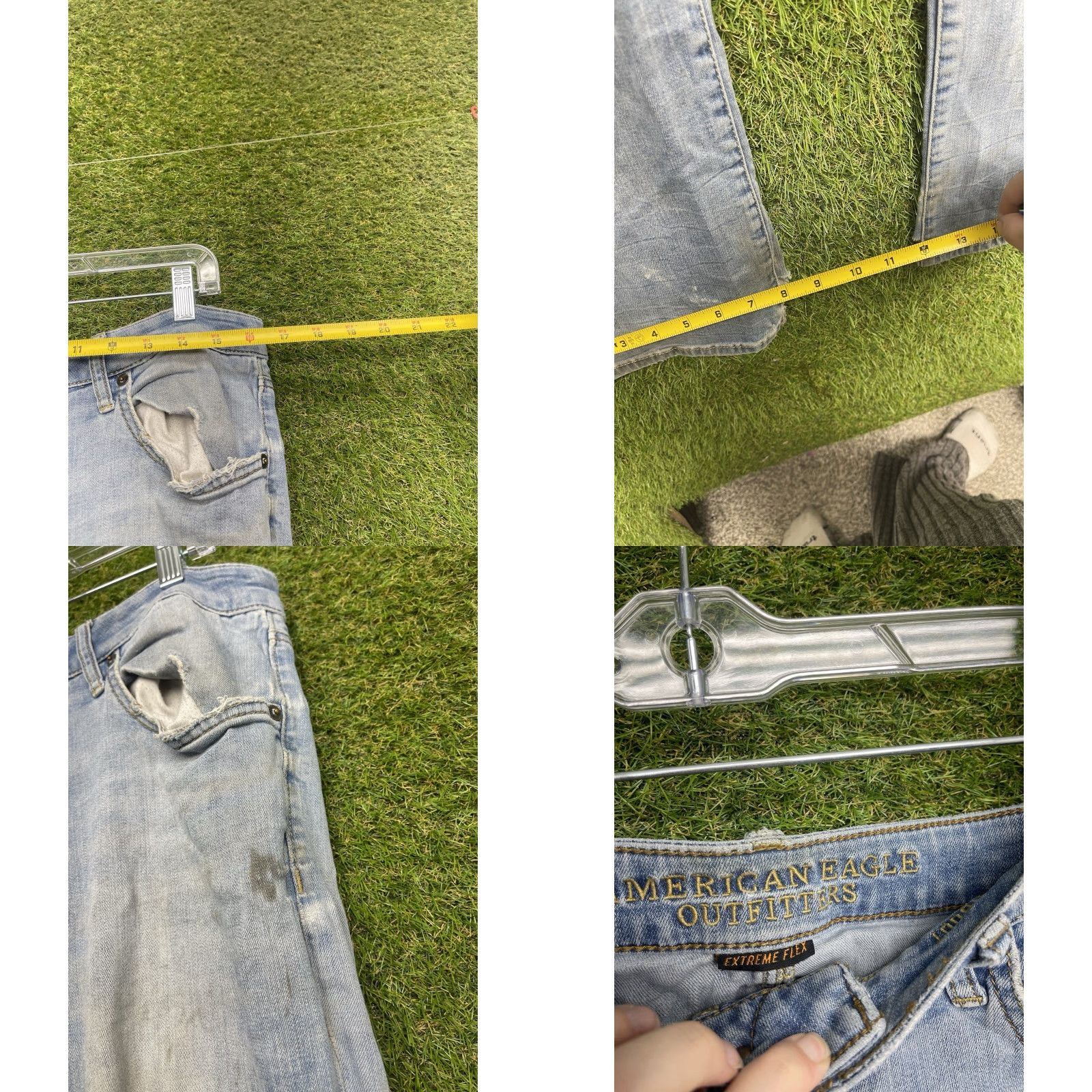 American Eagle Outfitters American Eagle Jeans Mens 34x34 Original Boot Cut Light Wash Western Cowboy Size US 34 / EU 50 - 8 Thumbnail