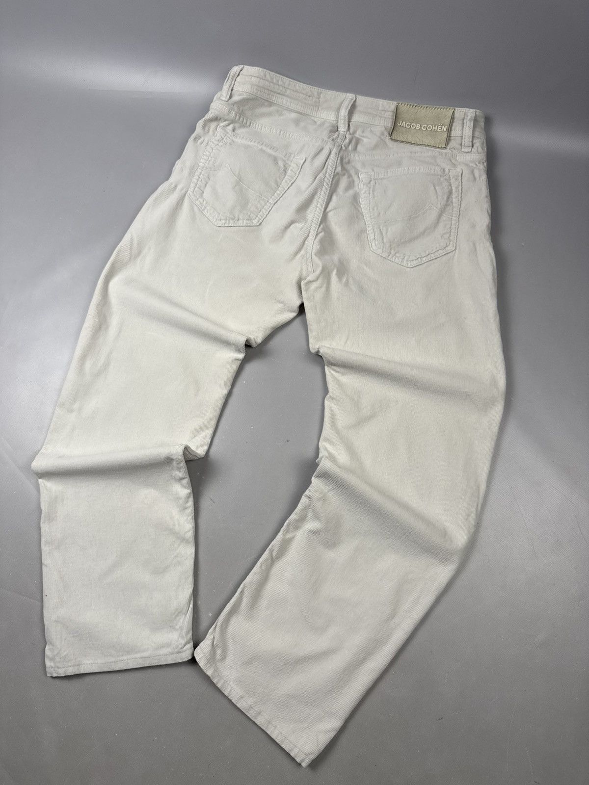 Jacob Cohen Jacob cohën curdoroy pants white baggy fit size w34 Size US 34 / EU 50 - 3 Thumbnail