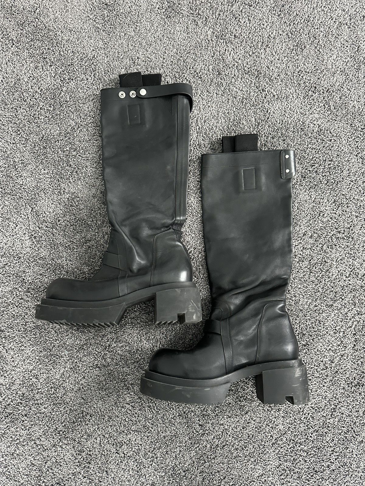 Rick Owens Rick Owens FW23 Luxor Black Bogun Boot Size US 10 / EU 43 - 1 Thumbnail