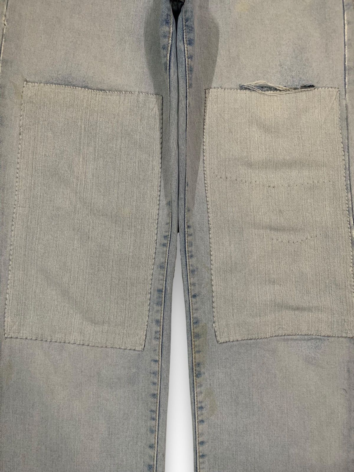 Edwin Vintage Y2K Edwin Double Knee Baggy Distressed Jeans Size US 30 / EU 46 - 6 Thumbnail