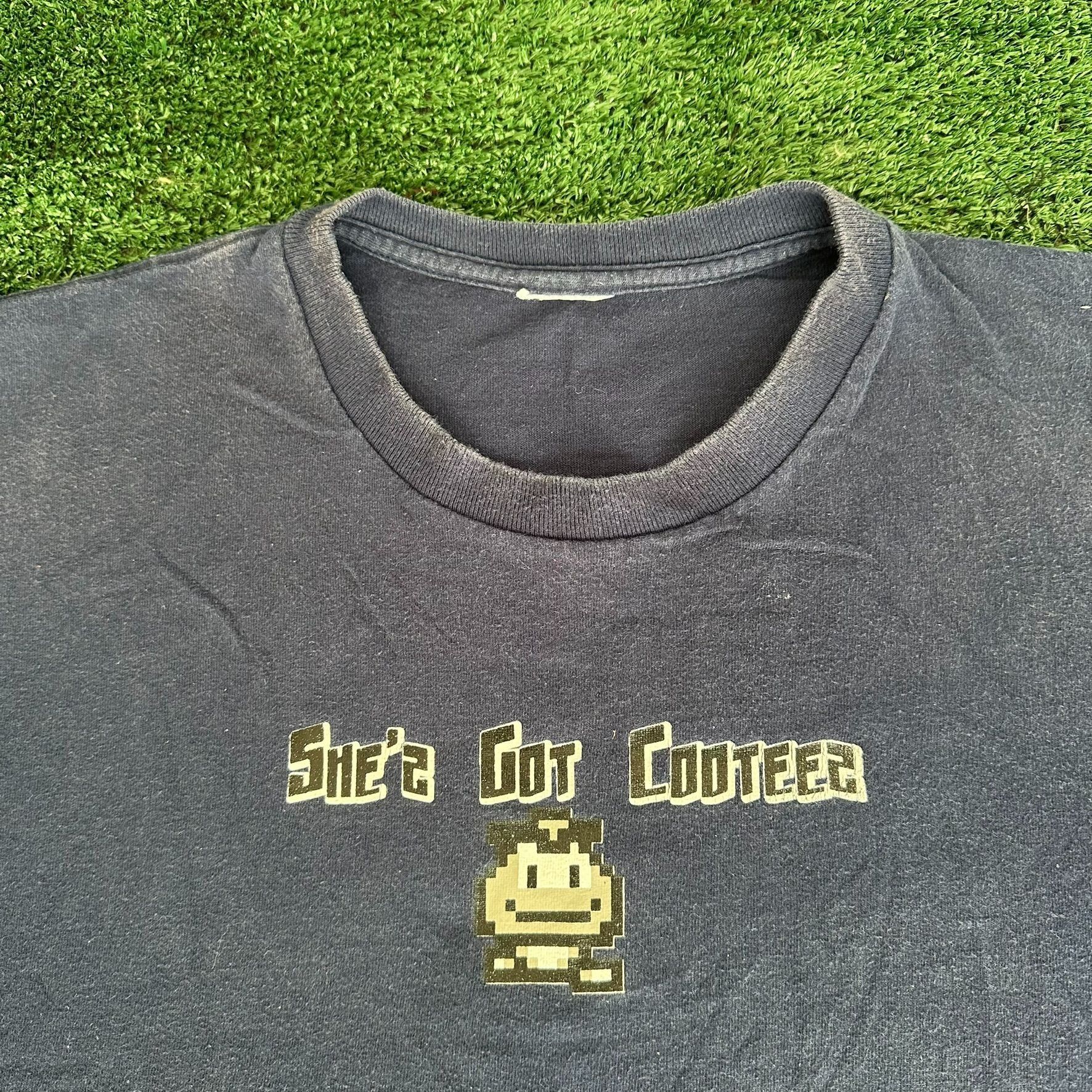Nintendo Vintage Y2K Super Mario Goomba T-Shirt Cyber 8-Bit Retro Gam Size US XL / EU 56 / 4 - 2 Thumbnail