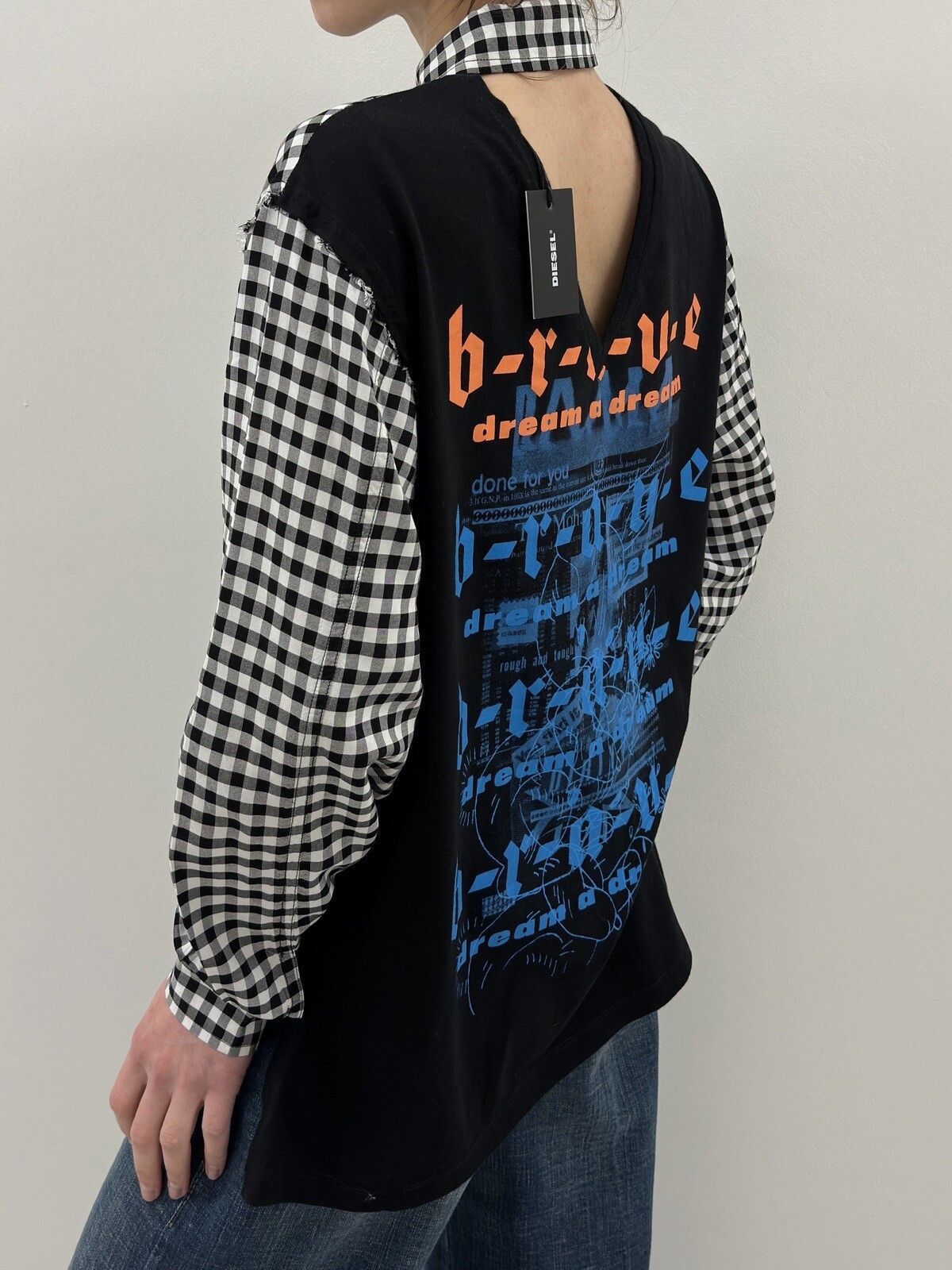 Diesel NEW Diesel Womens Shirt Ctrudix Camicia Checked y2k size 14 Size XL / US 12-14 / IT 48-50 - 3 Thumbnail