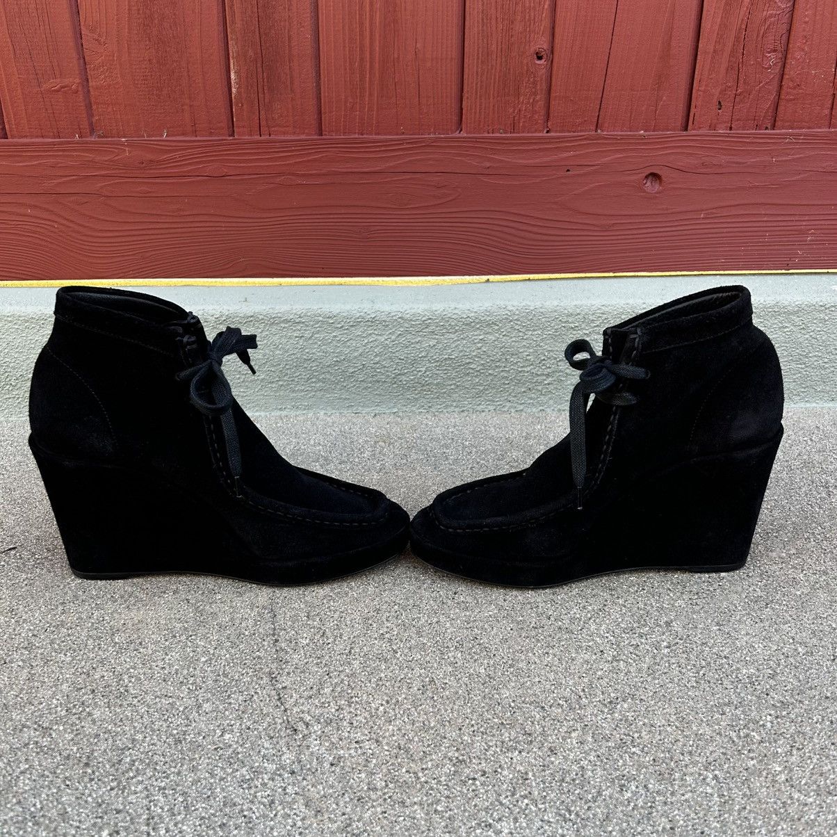 Balenciaga BALENCIAGA~Lace-Up Wallaby Platform Wedge Booties~7.5/8/38 Size US 8 / IT 38 - 8 Thumbnail