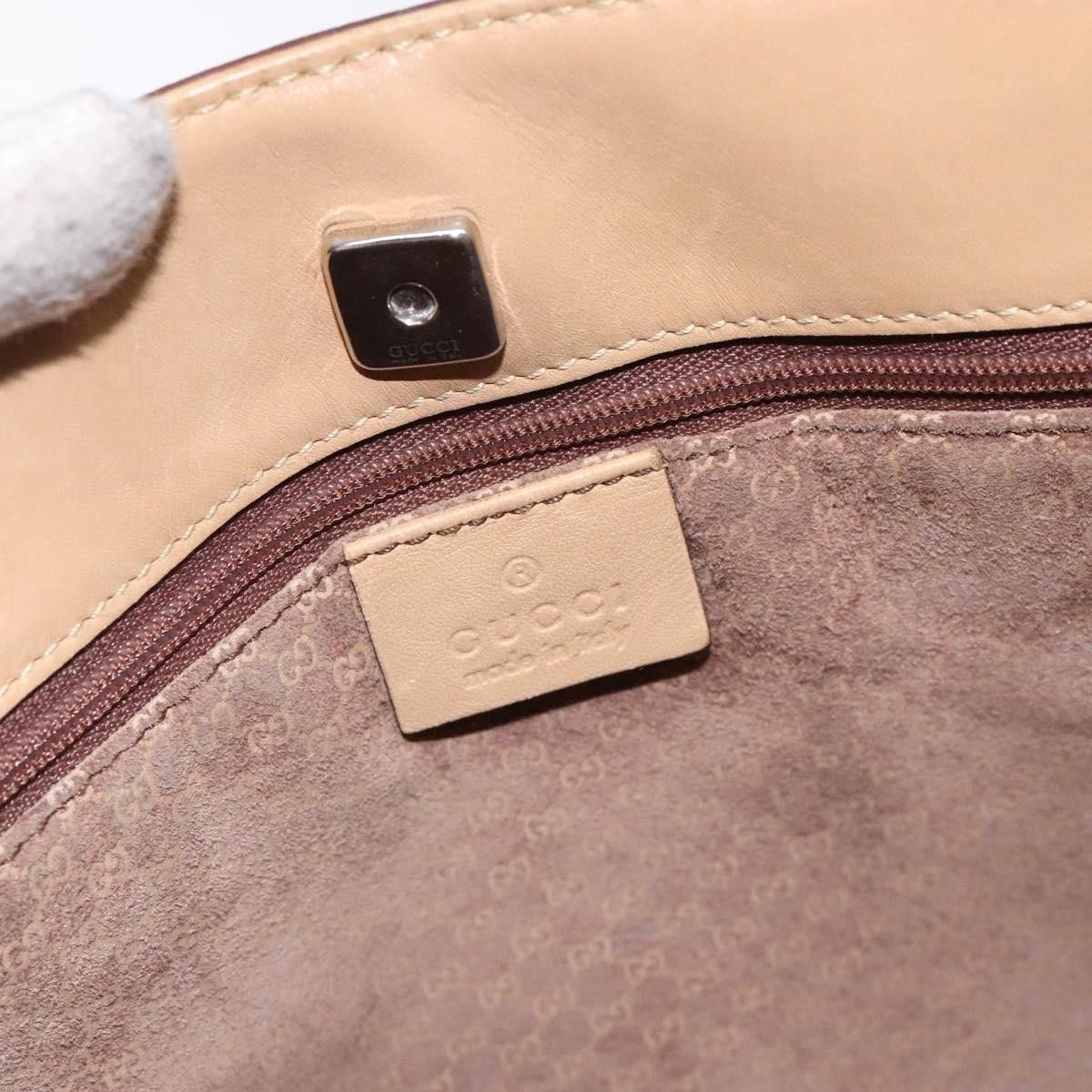 Gucci GUCCI Tote Bag Leather Beige Silver 002 002 Size ONE SIZE - 15 Thumbnail