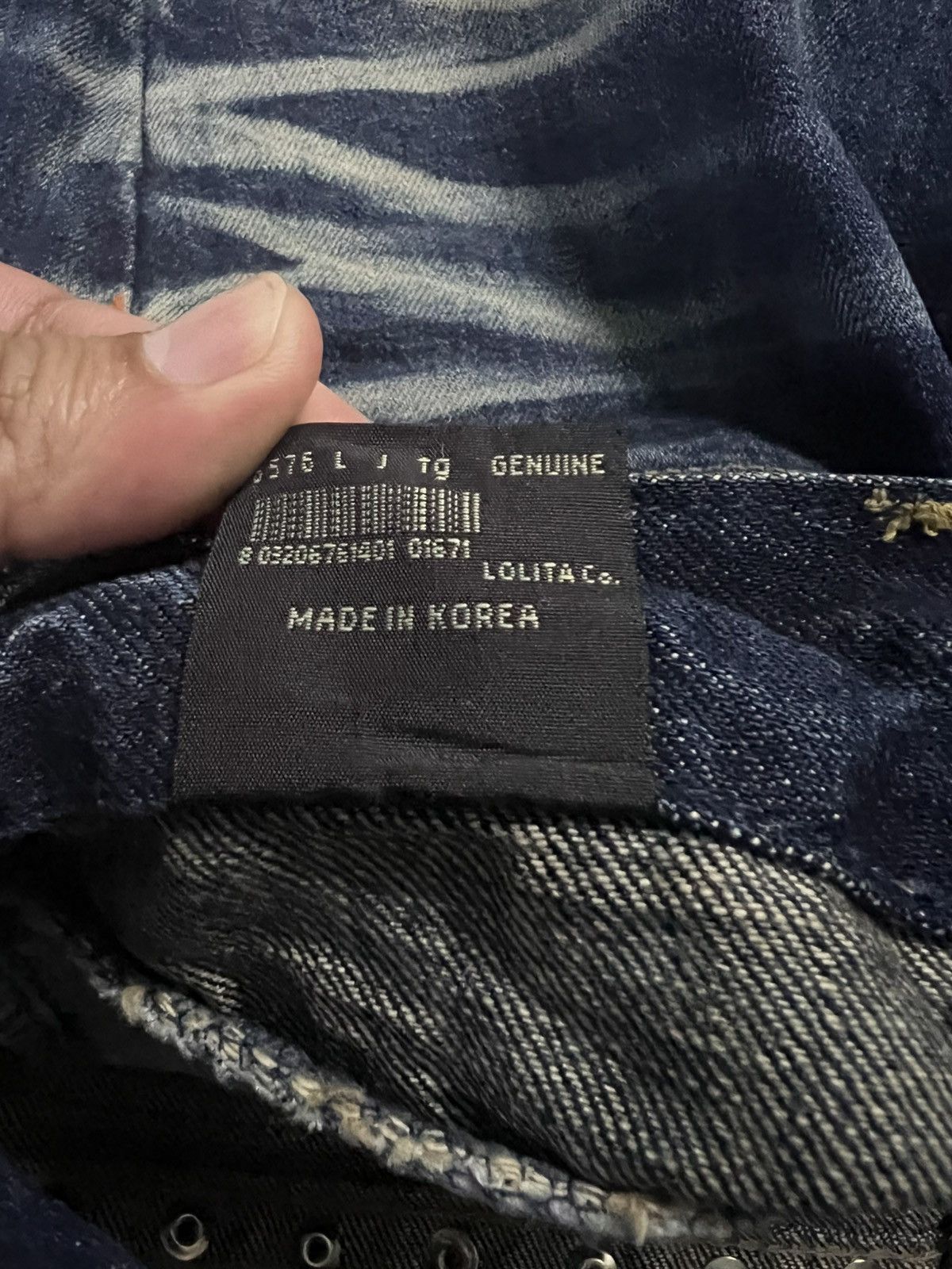 Japanese Brand Lolita By Concert Club Flared Denim Size US 31 - 23 Thumbnail