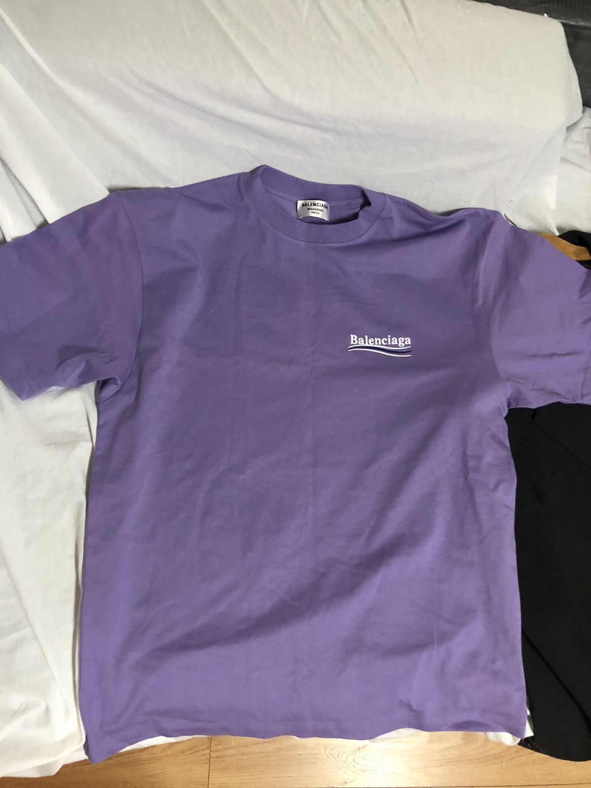 Balenciaga Campaign Logo T-Shirt embroidered Size US XL / EU 56 / 4 - 10 Thumbnail