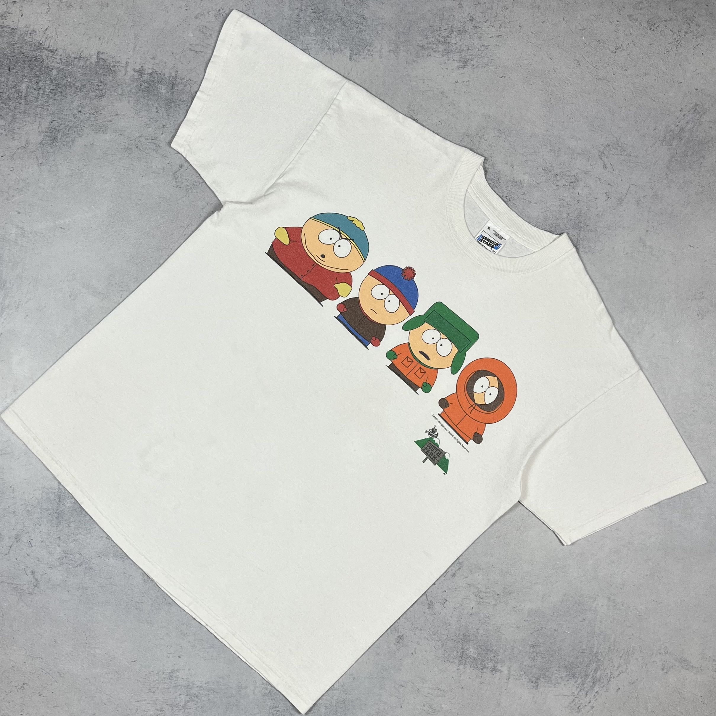 Cartoon Network Vintage South Park Cartoon Funny T Shirt 1998 Size US XL / EU 56 / 4 - 1 Thumbnail
