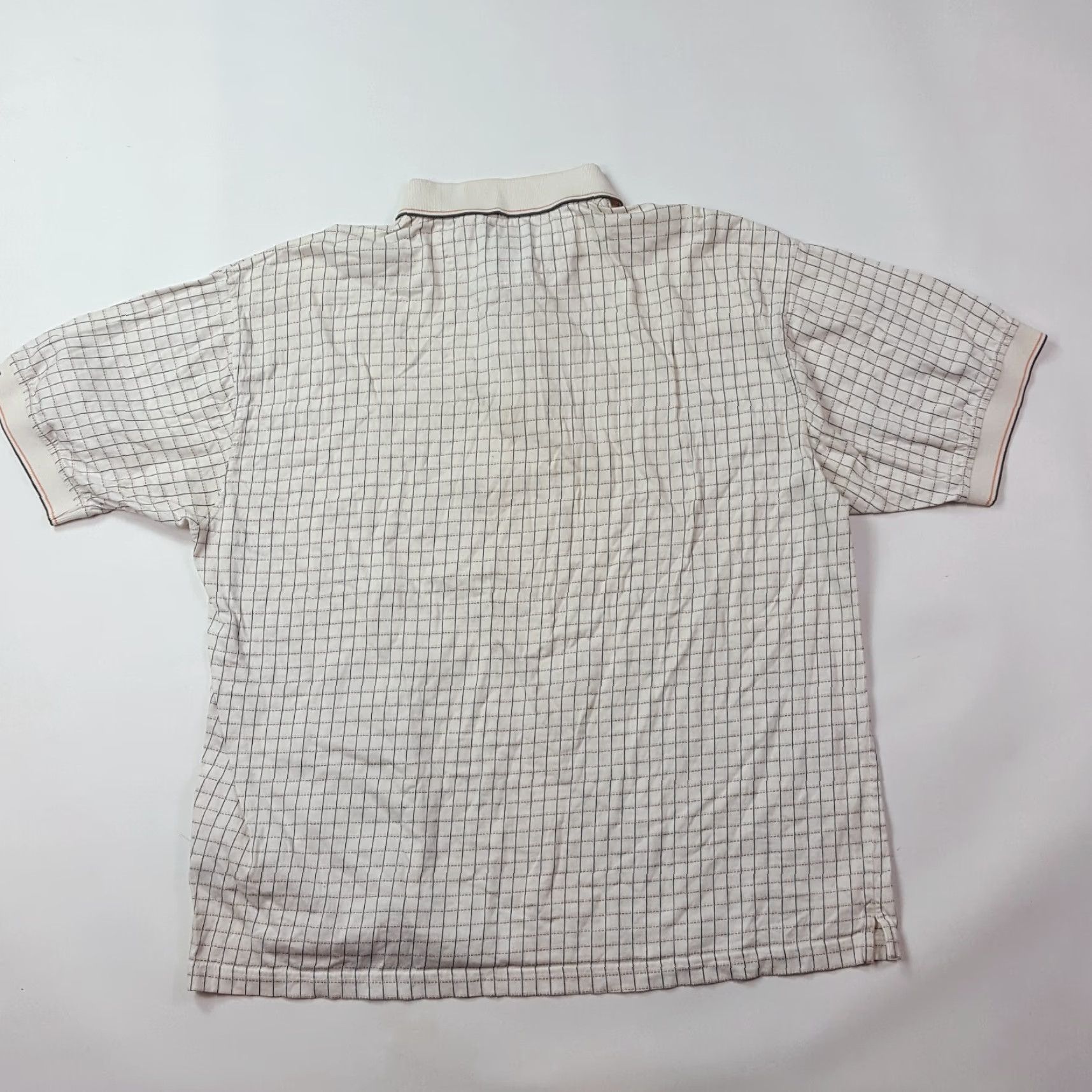 Vintage VINTAGE Greg Norman Shark Logo Polo Shirt - XL Mens Check Polo Shirt Size US XL / EU 56 / 4 - 6 Thumbnail