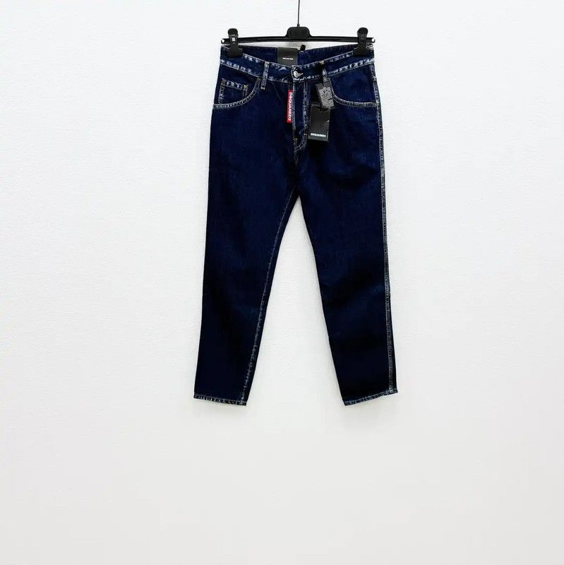 Dsquared2 DSQUARED2 Dark Blue Denim Casual Pants 0089 Size US 26 / EU 42 - 1 Thumbnail