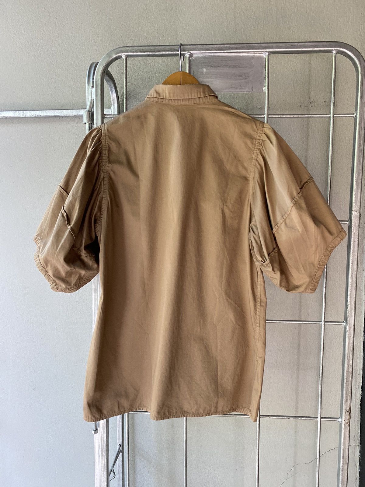 SOFIE D'HOORE SOFIE D'HOORE Brown Puff-Sleeve Blouse Size XS / US 0-2 / IT 36-38 - 14 Thumbnail