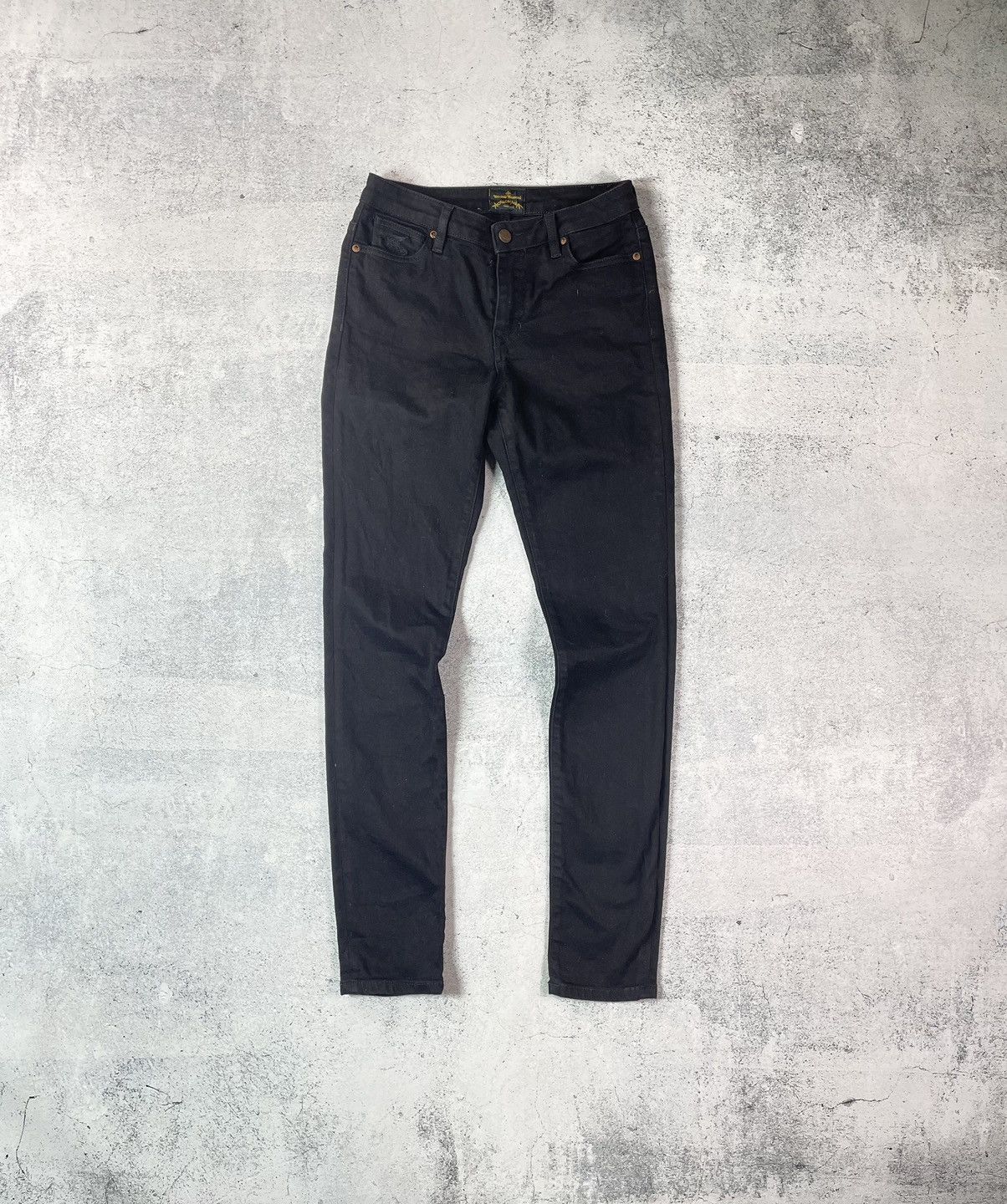 Vivienne Westwood Vivienne Westwood Skinny War Peace Orb Embossed Pocket Jeans Size 25" / US 0 / IT 36 - 3 Thumbnail